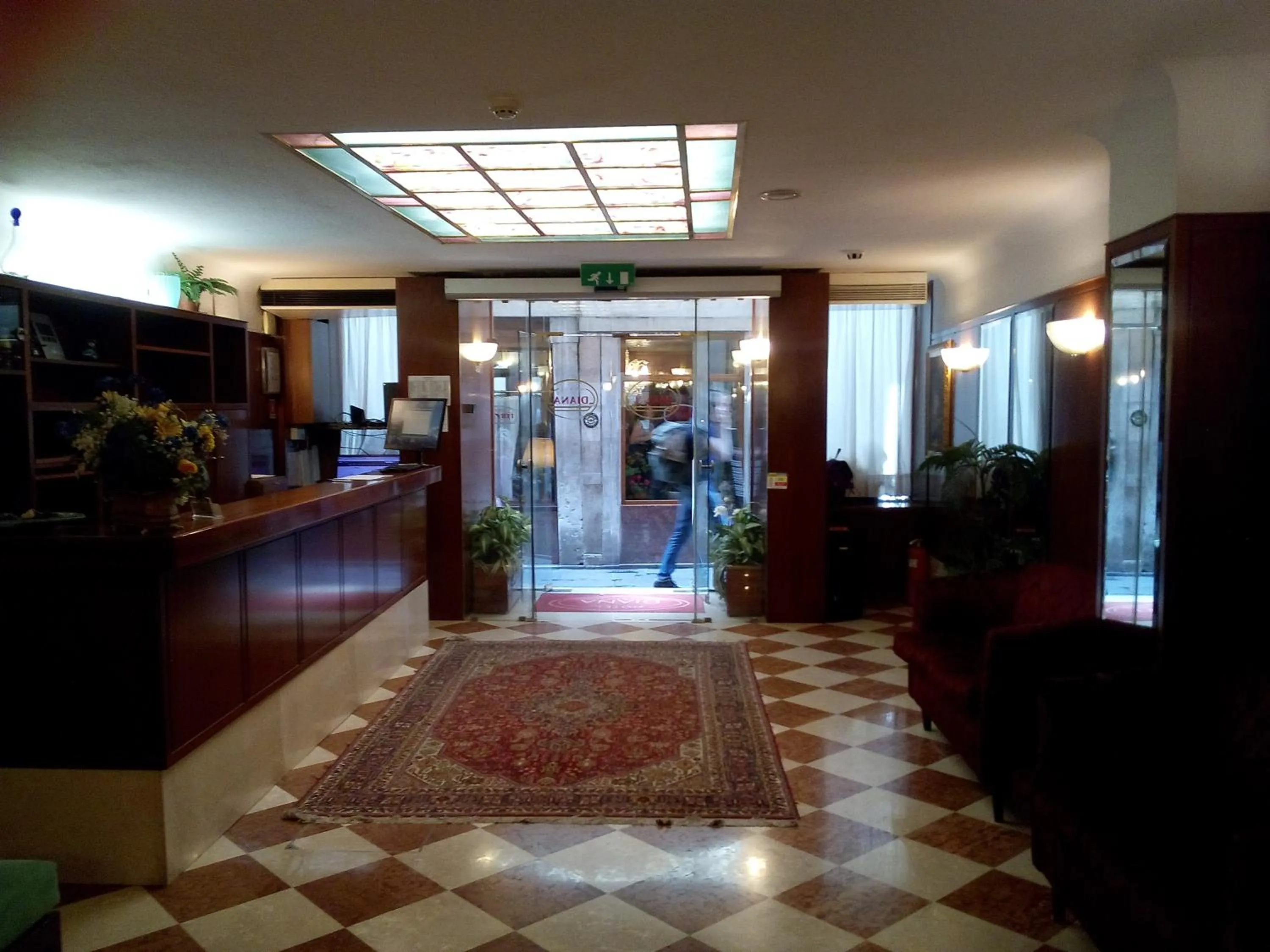 Facade/entrance in Hotel Diana