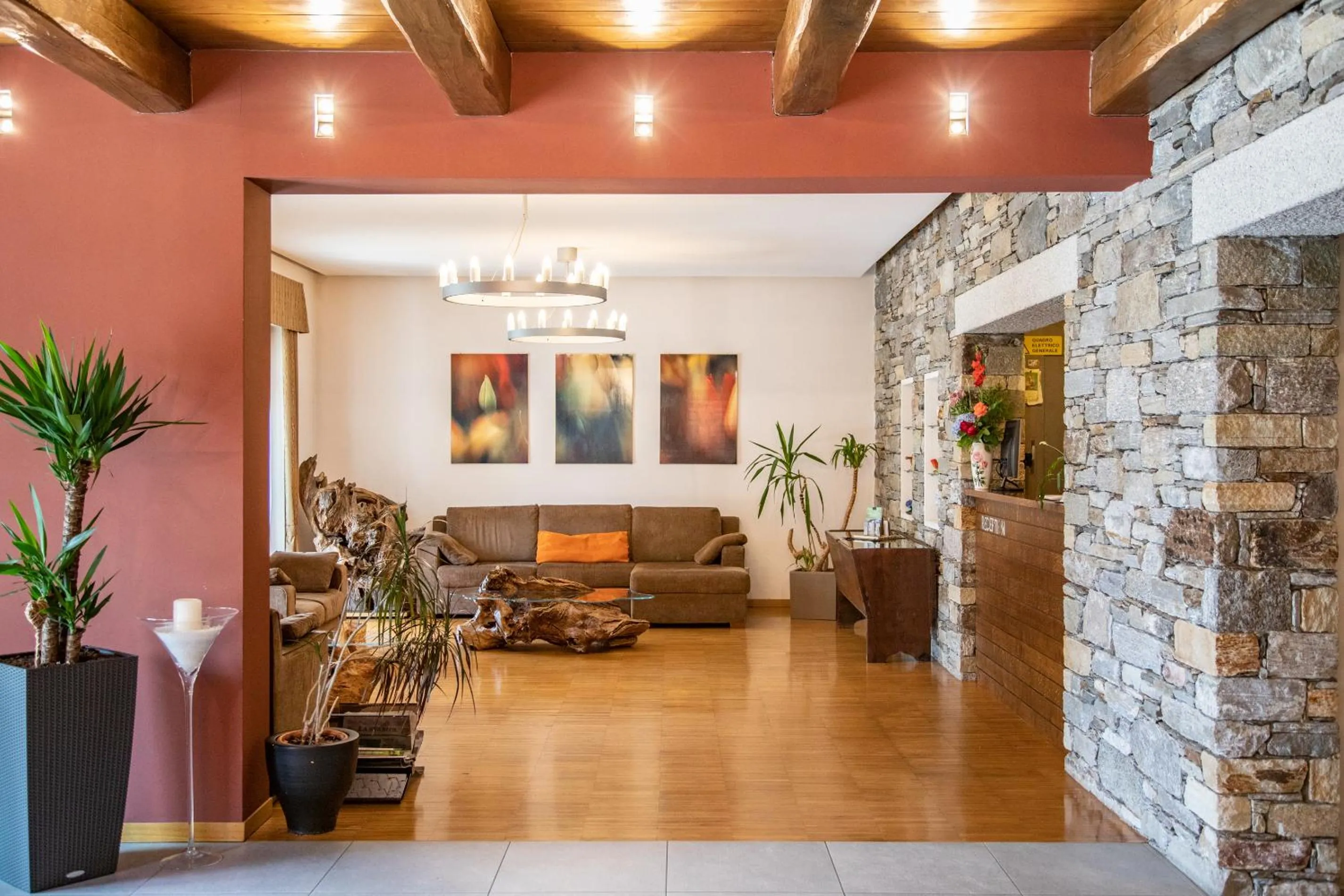 Lobby or reception in Hotel Cortese