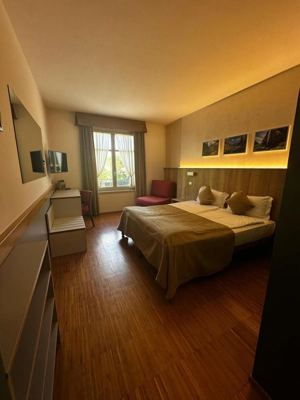 Bed in Hotel Cortese