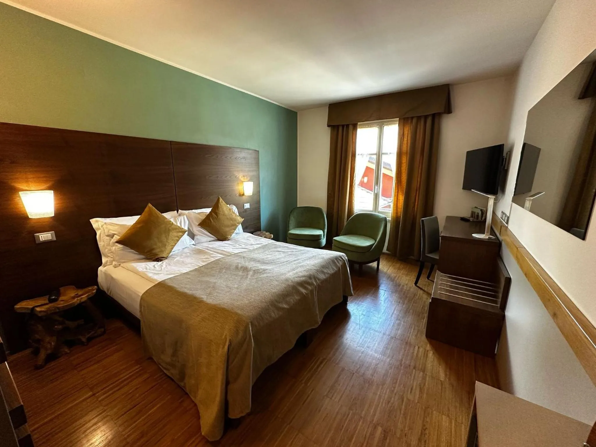 Bed in Hotel Cortese