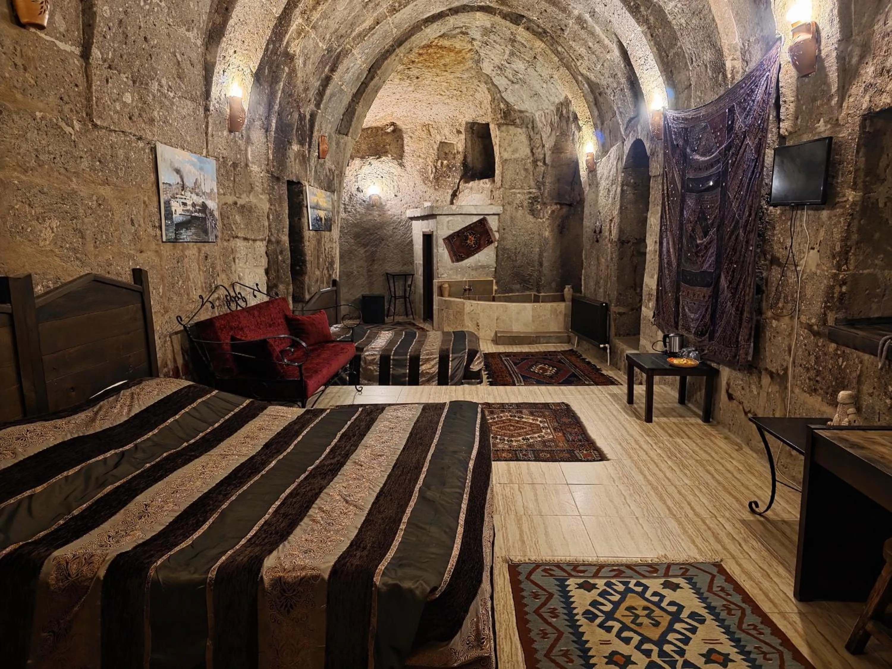 Bedroom, Bed in Kapadokya Ihlara Konakları Otel Antik Konaklar