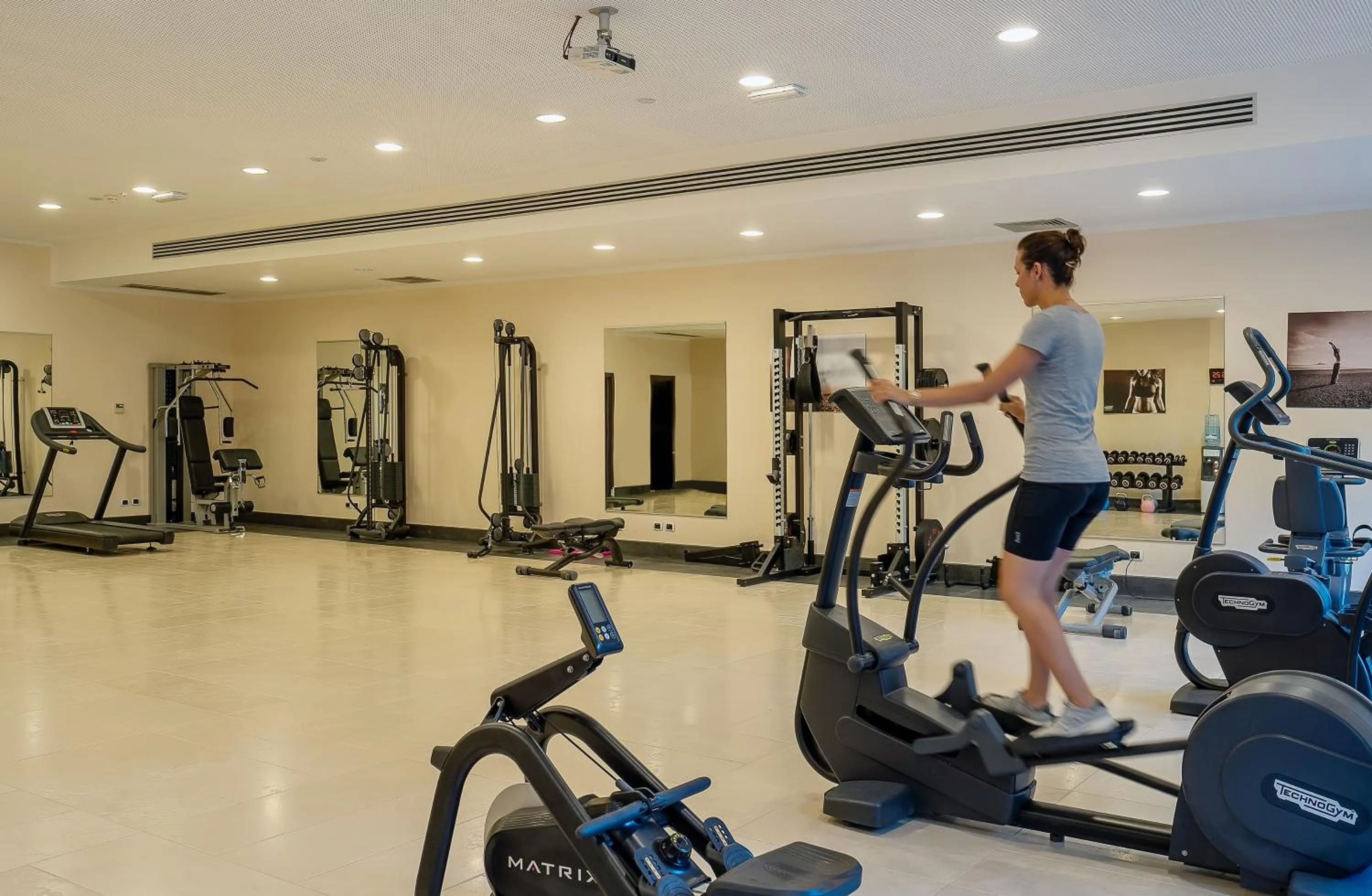 Fitness centre/facilities in Therasia Resort Sea and SPA - The Leading Hotels of the World