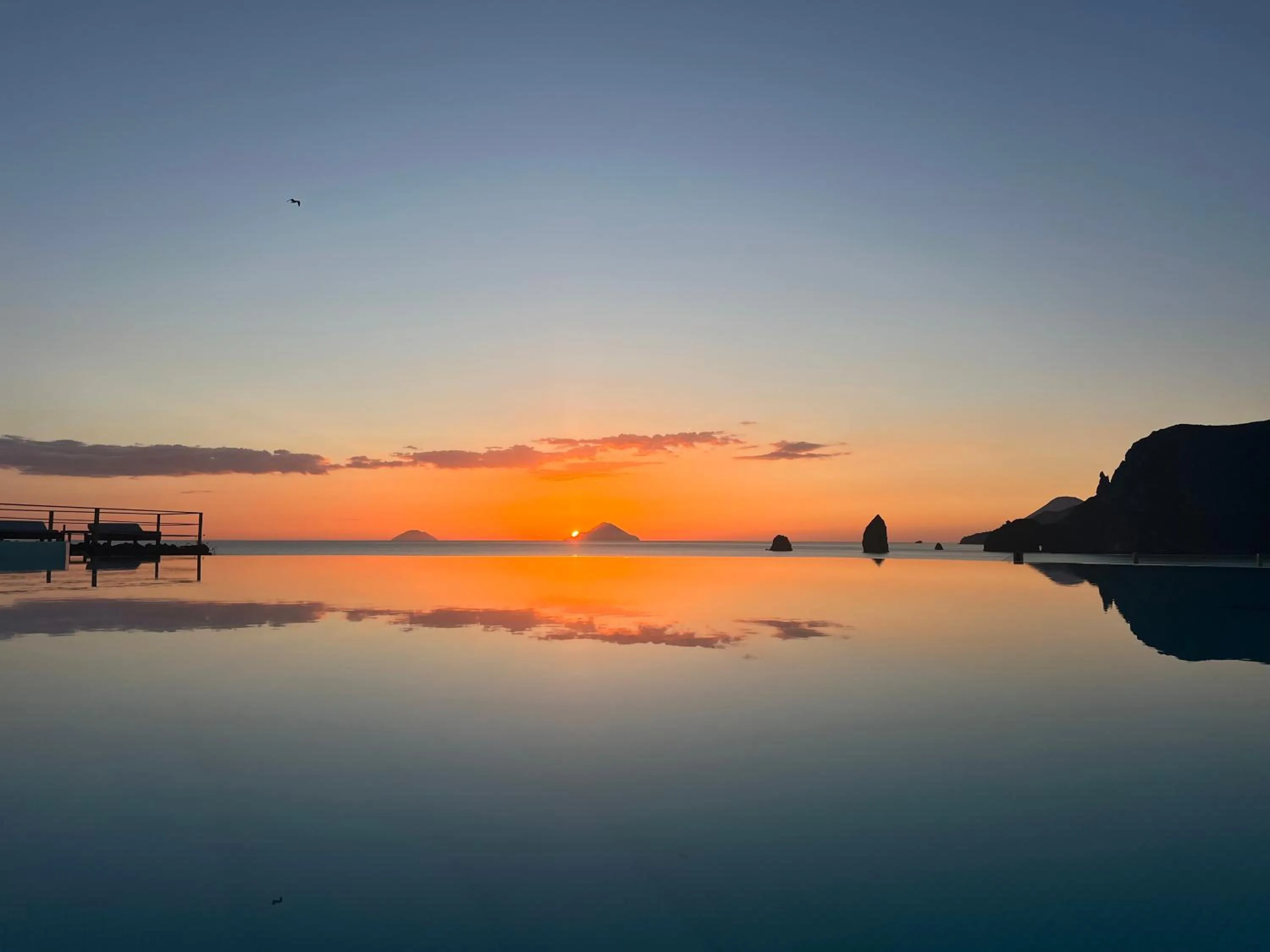 Swimming pool in Therasia Resort Sea and SPA - The Leading Hotels of the World