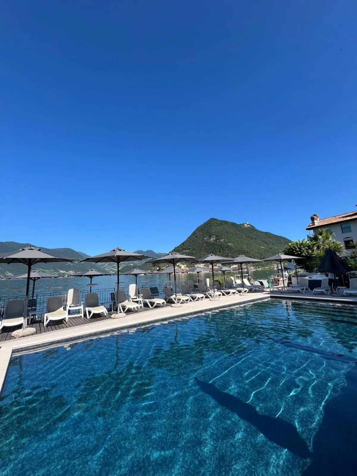 Swimming pool in Hotel Rivalago