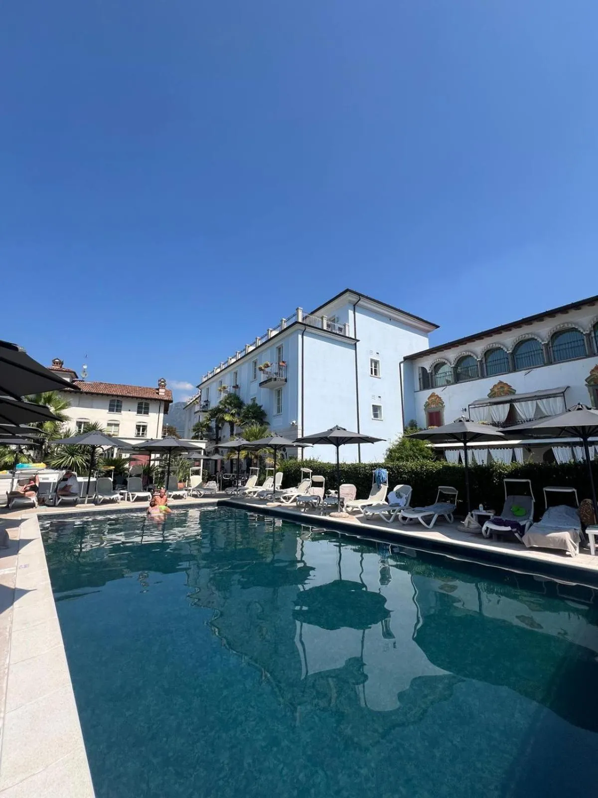 Swimming pool in Hotel Rivalago