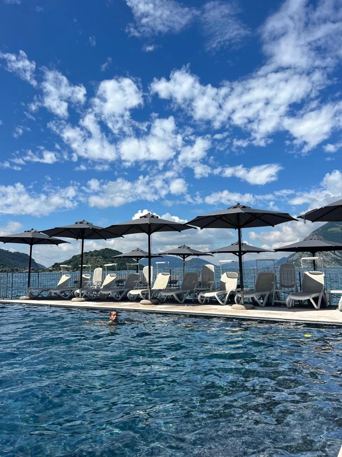 Swimming pool in Hotel Rivalago