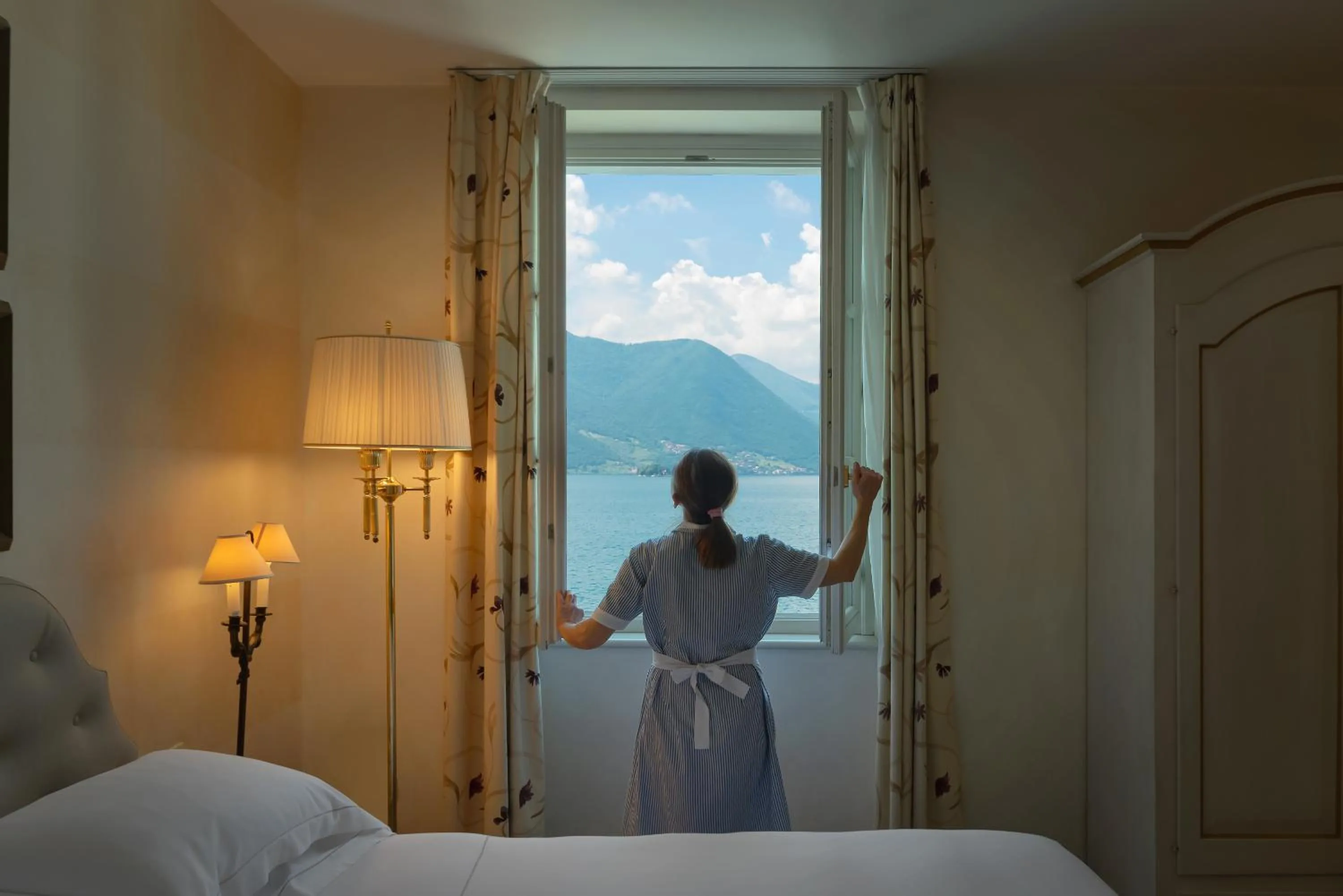 Bed in Hotel Rivalago