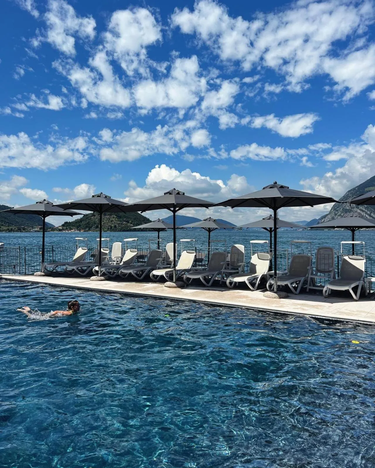 Swimming pool in Hotel Rivalago