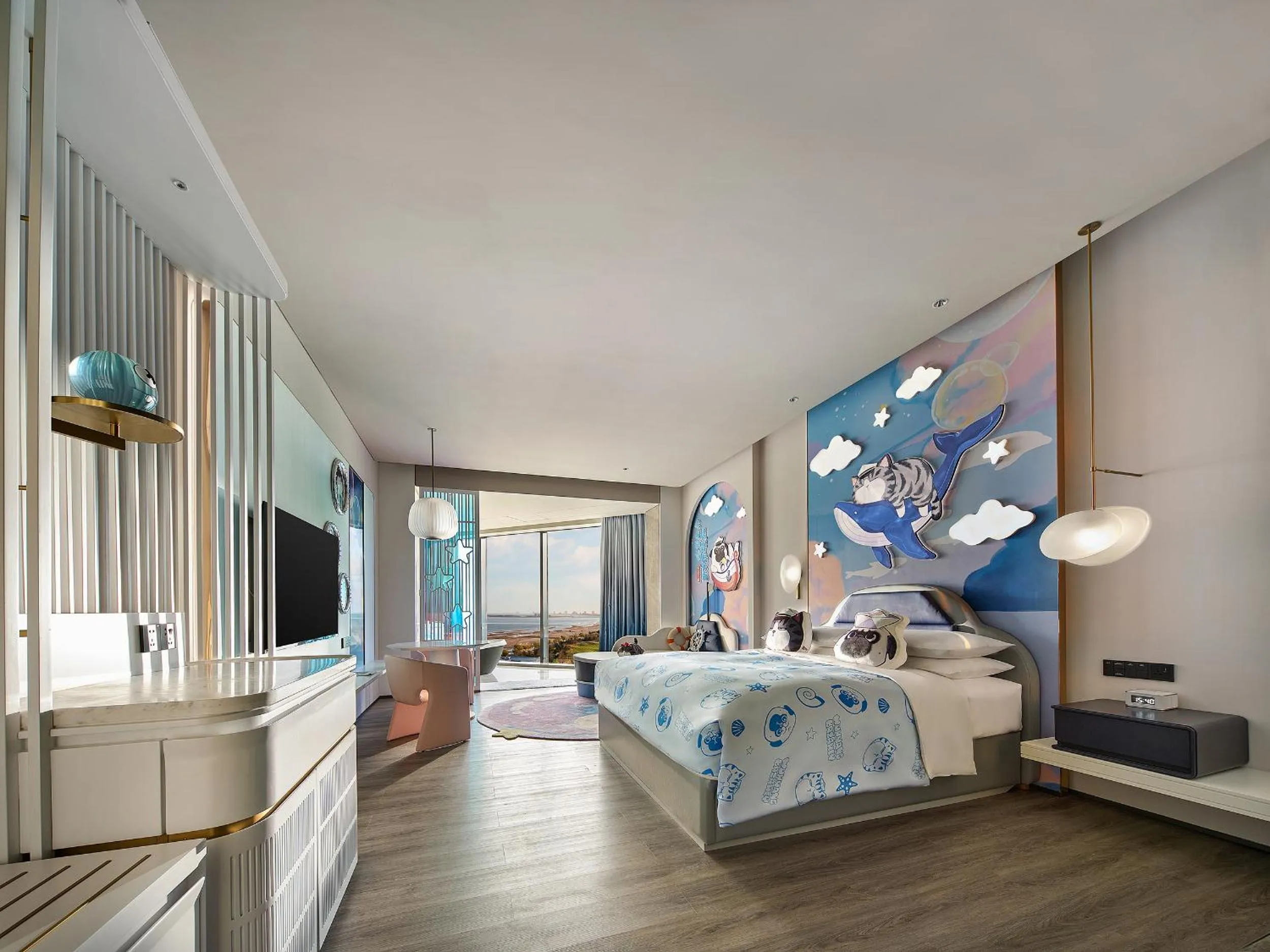 Bed in Qinhuangdao Marriott Resort