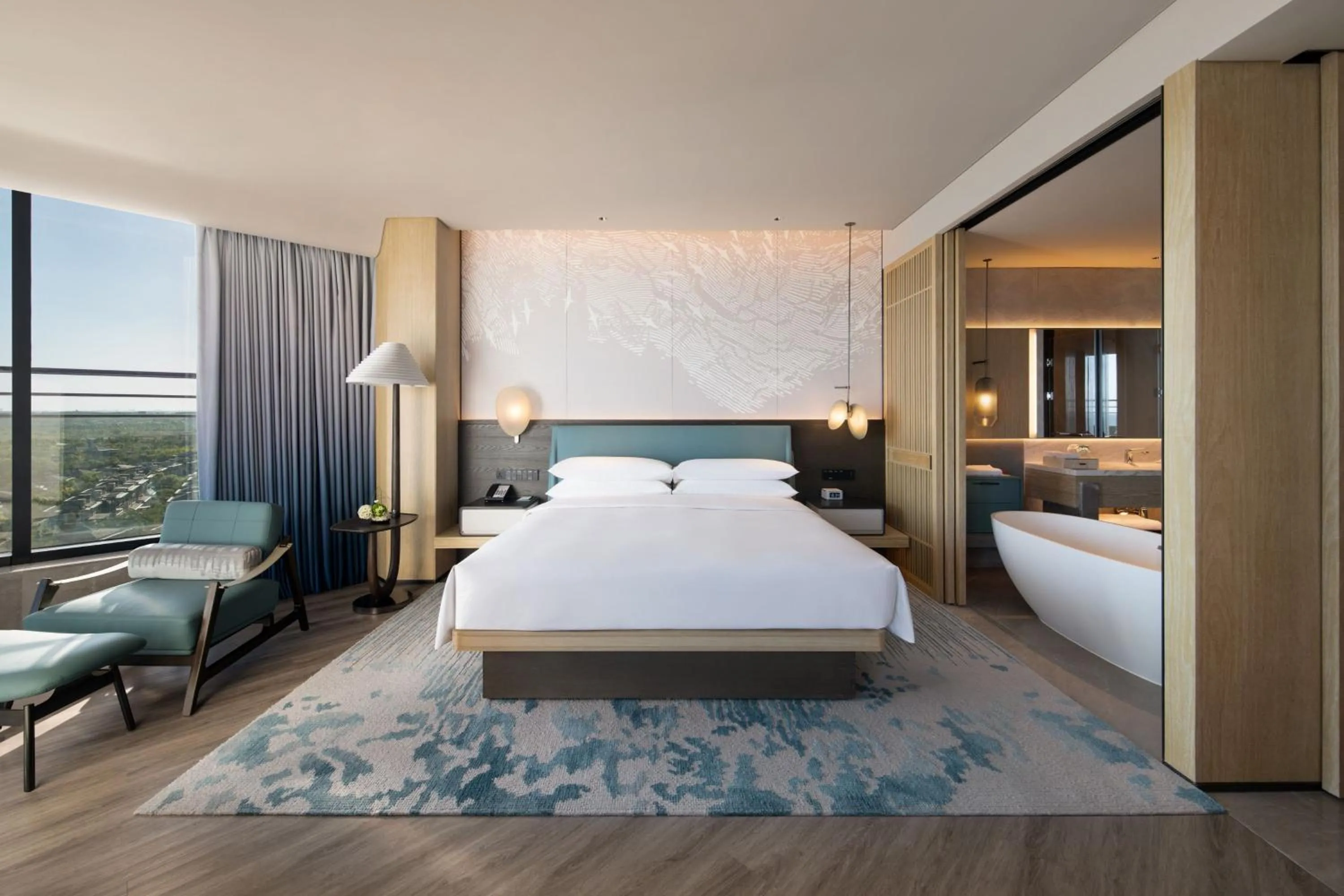 Bedroom, Bed in Qinhuangdao Marriott Resort