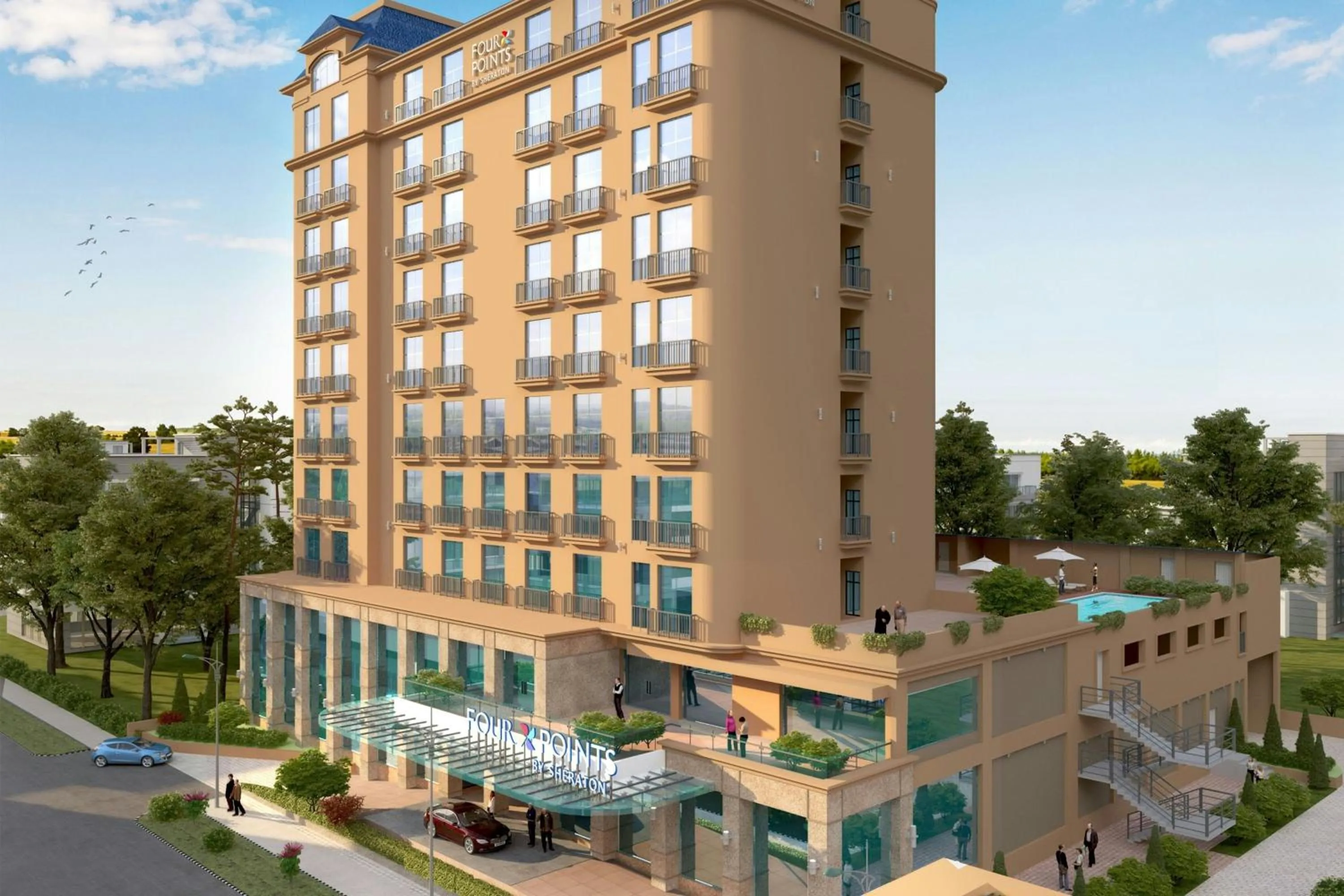 Property building in Four Points by Sheraton Kigali