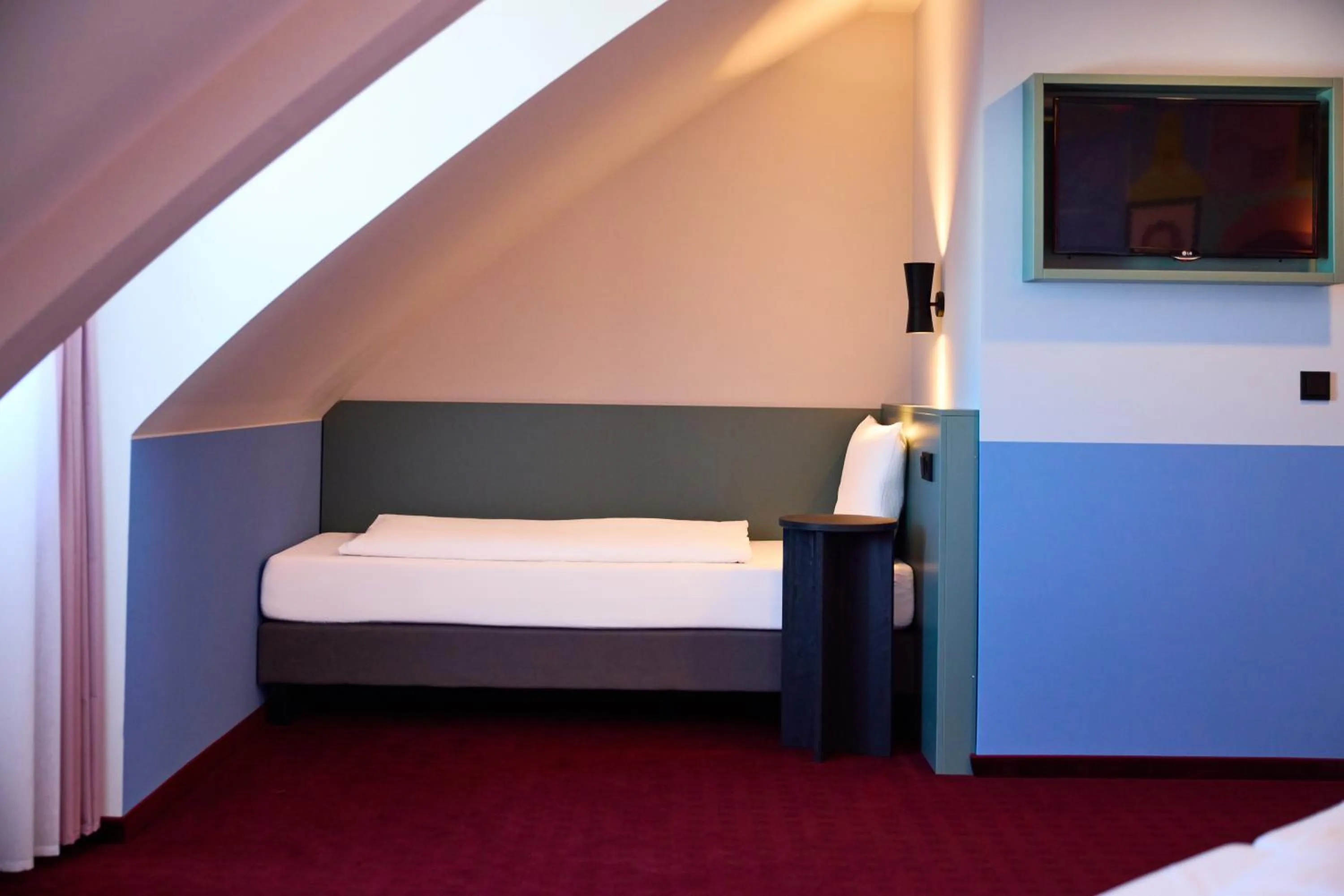 Bed in McDreams Hotel Leipzig