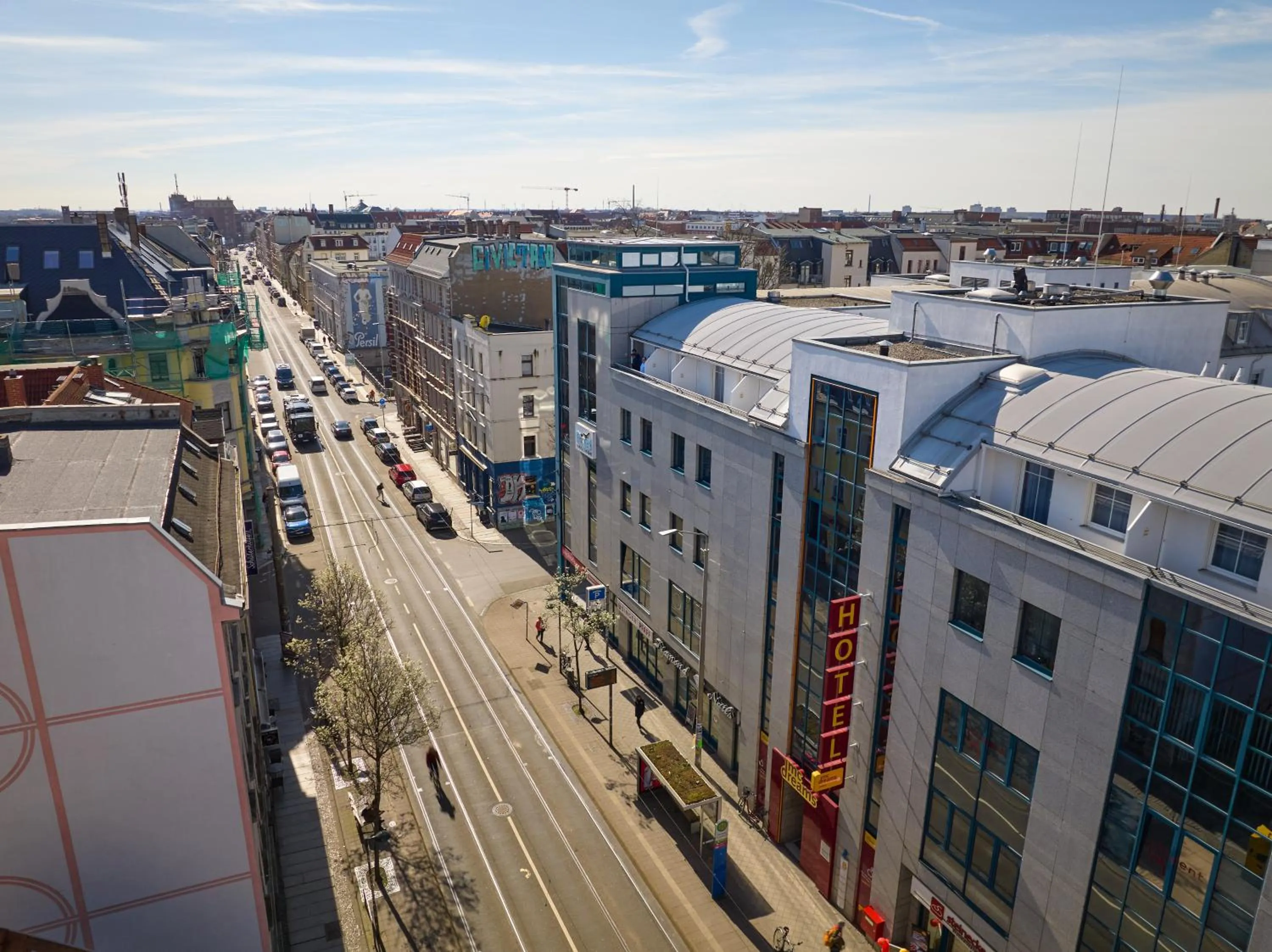 Property building in McDreams Hotel Leipzig