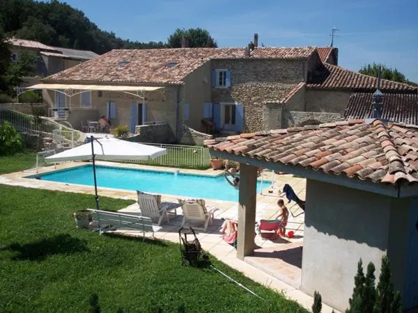 Swimming pool in Chambre d'hôtes LOU PATACLET