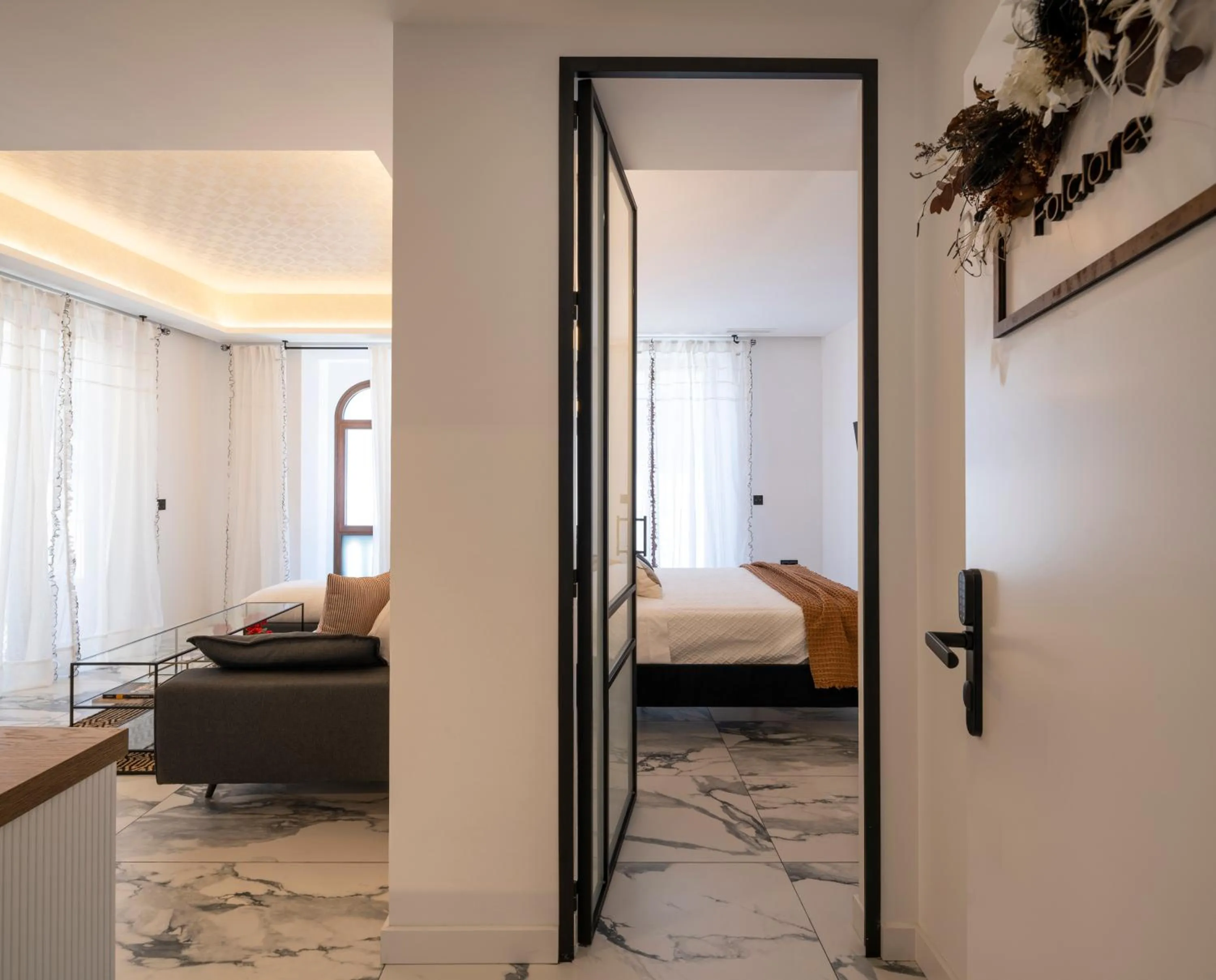 Living room, Bed in Palatina Concept Suites