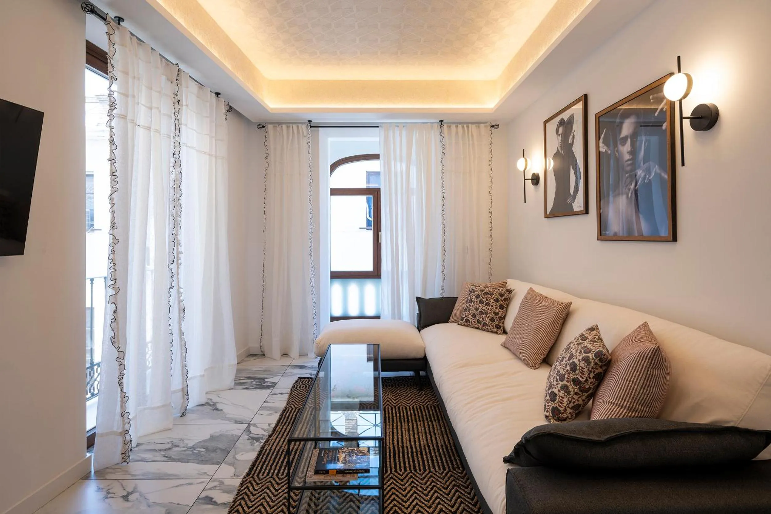 Living room in Palatina Concept Suites