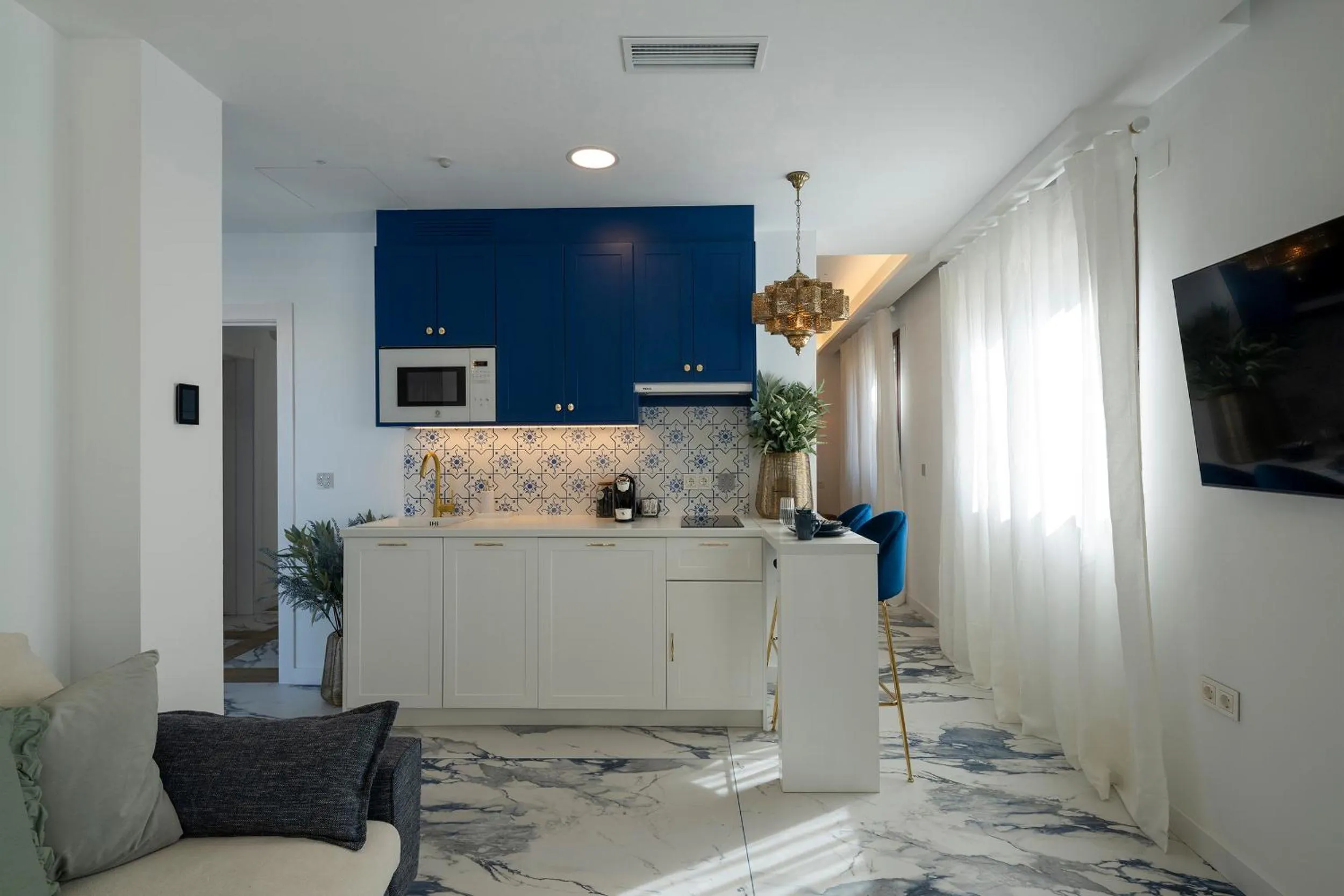 Kitchen or kitchenette in Palatina Concept Suites