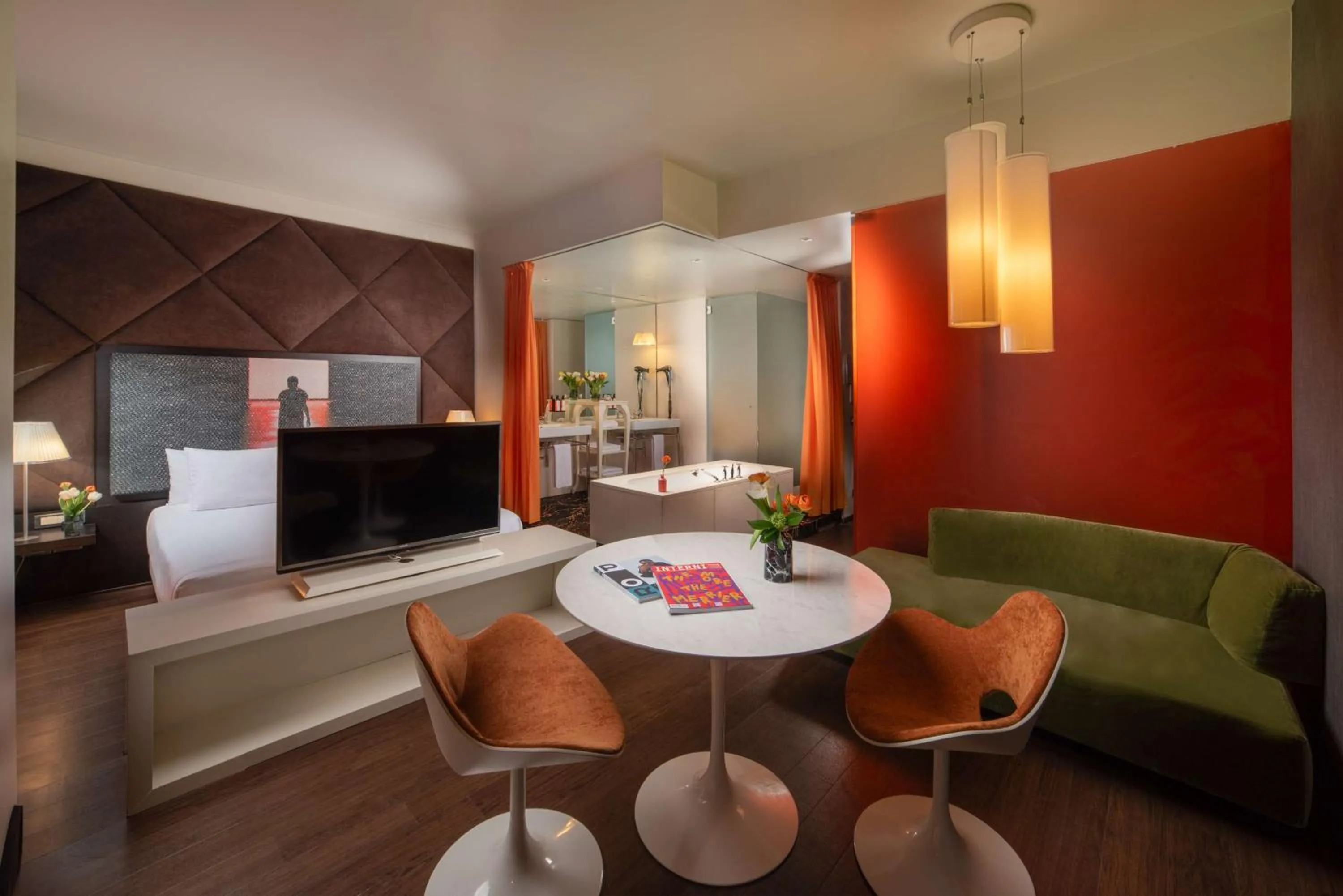 Bedroom in Nhow Milan