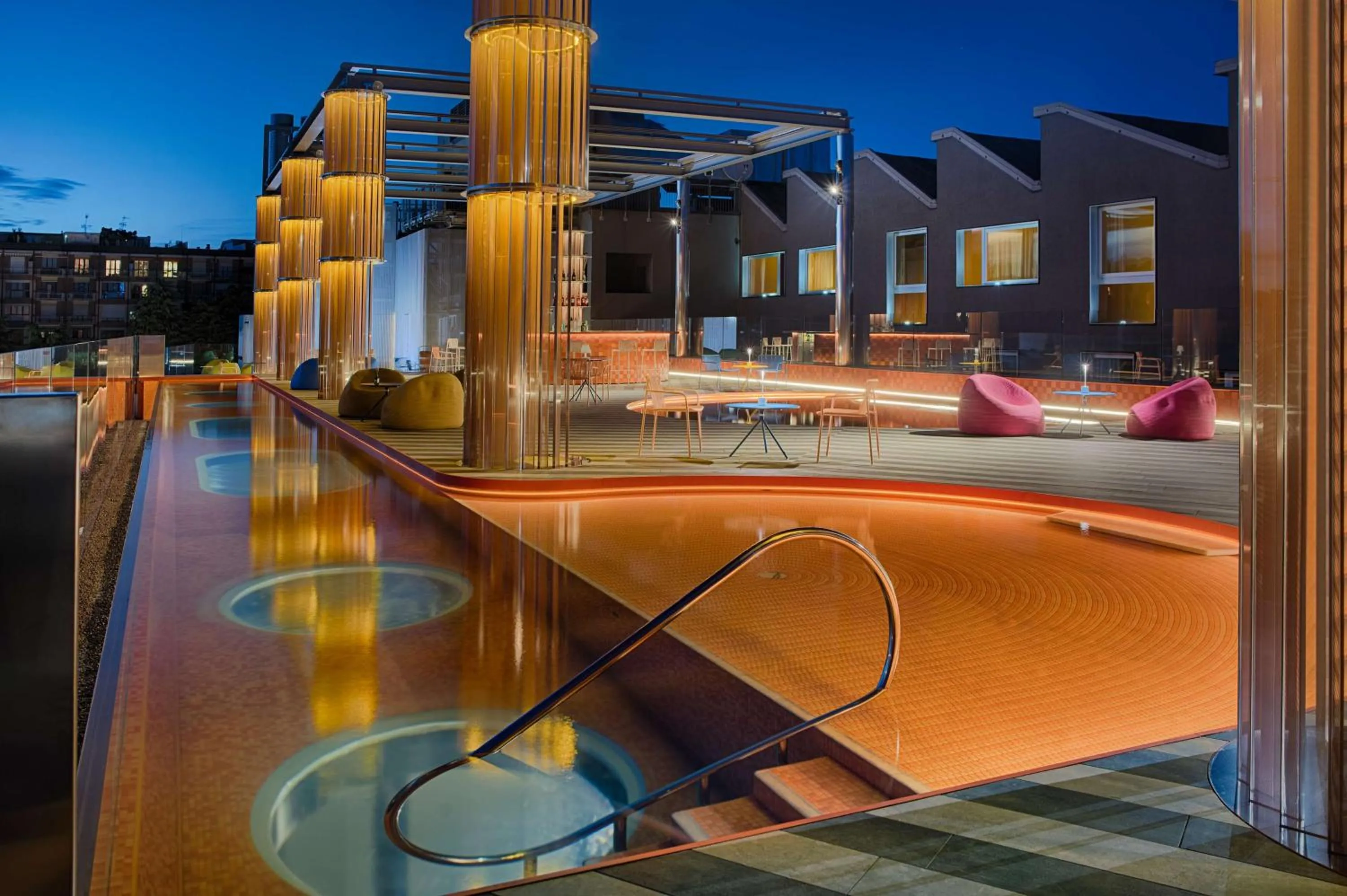 Pool view in Nhow Milan