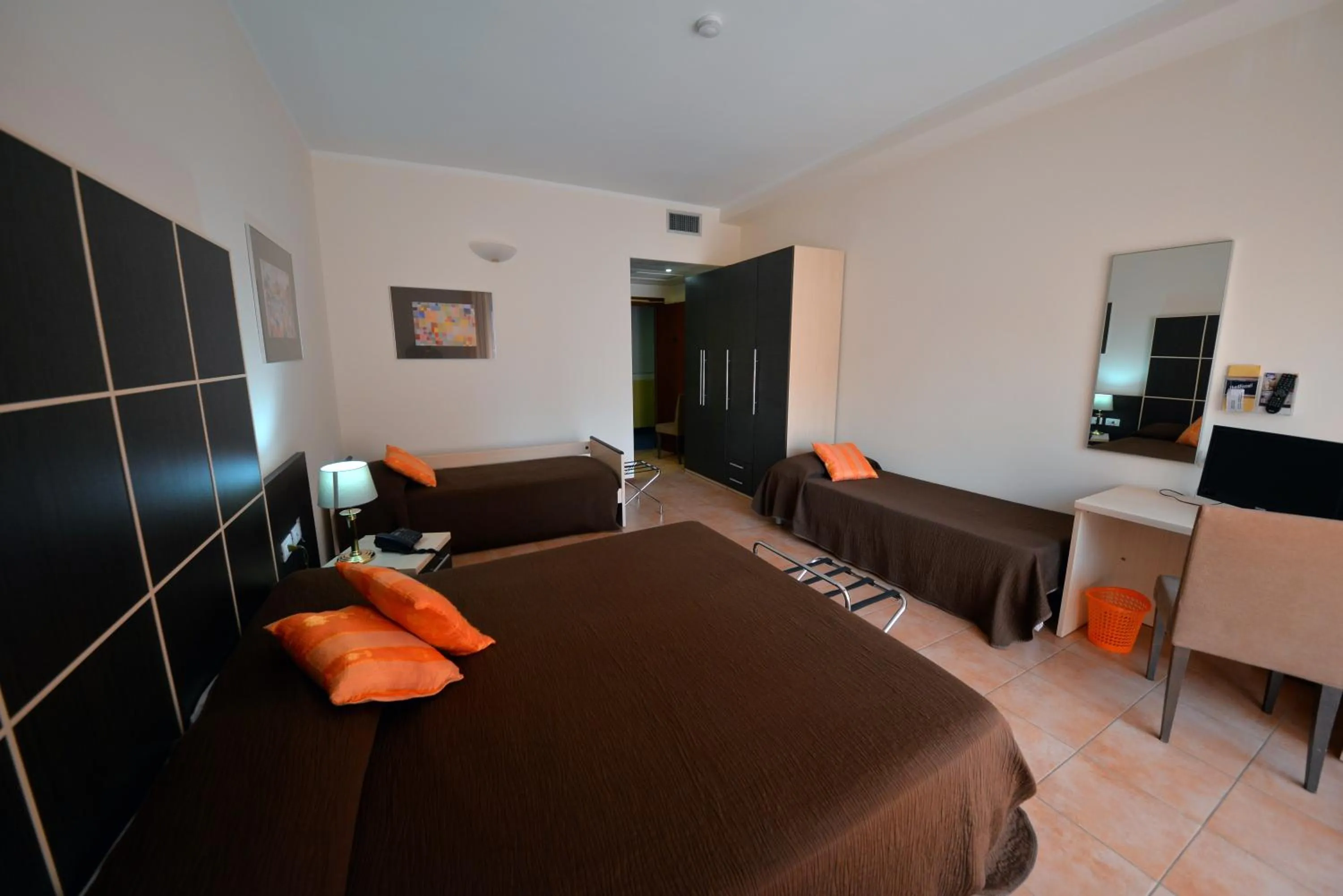 Bed in Hotel Ferrari