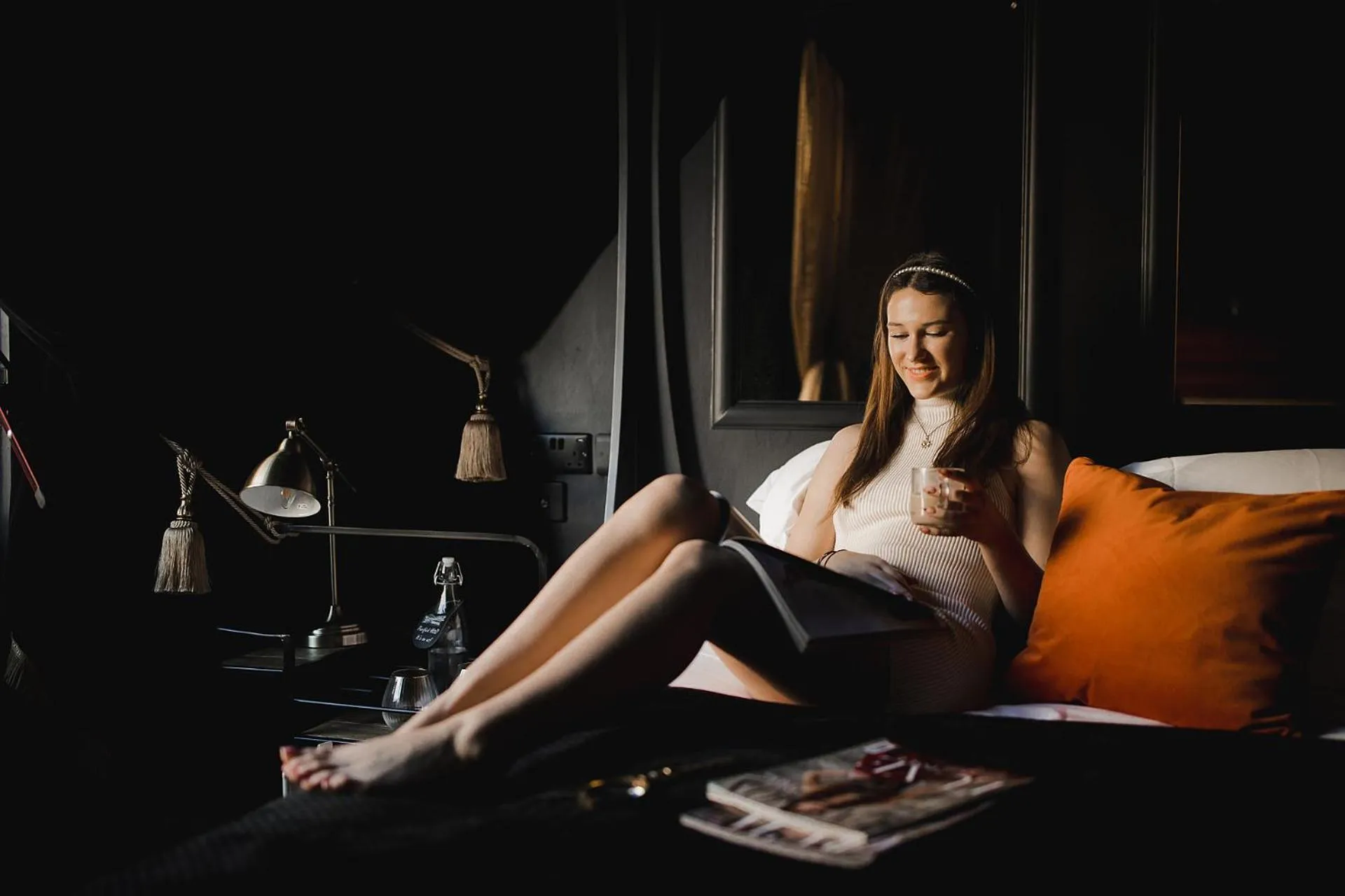 Bed in Impossible Motel