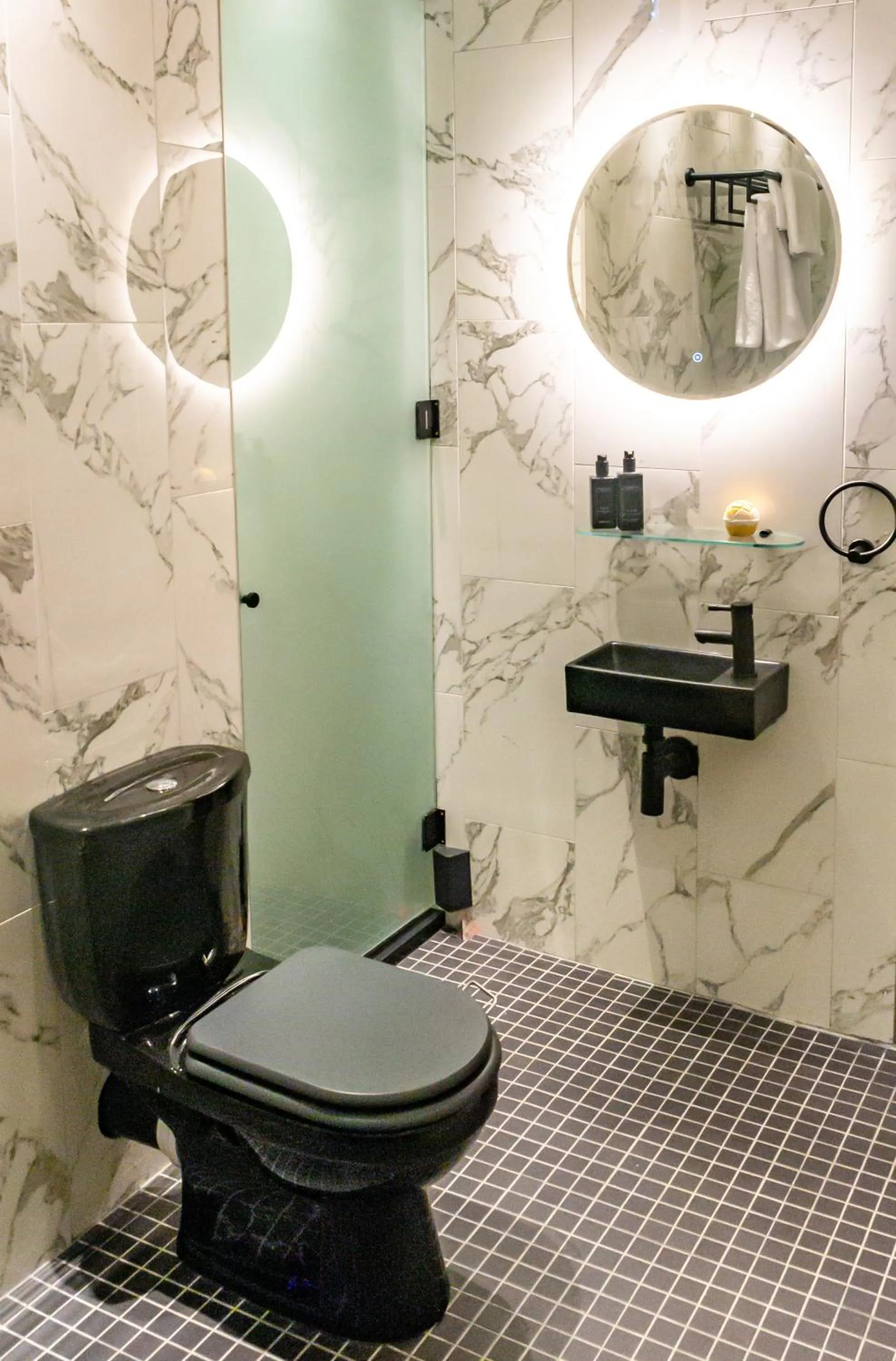 Shower in Impossible Motel