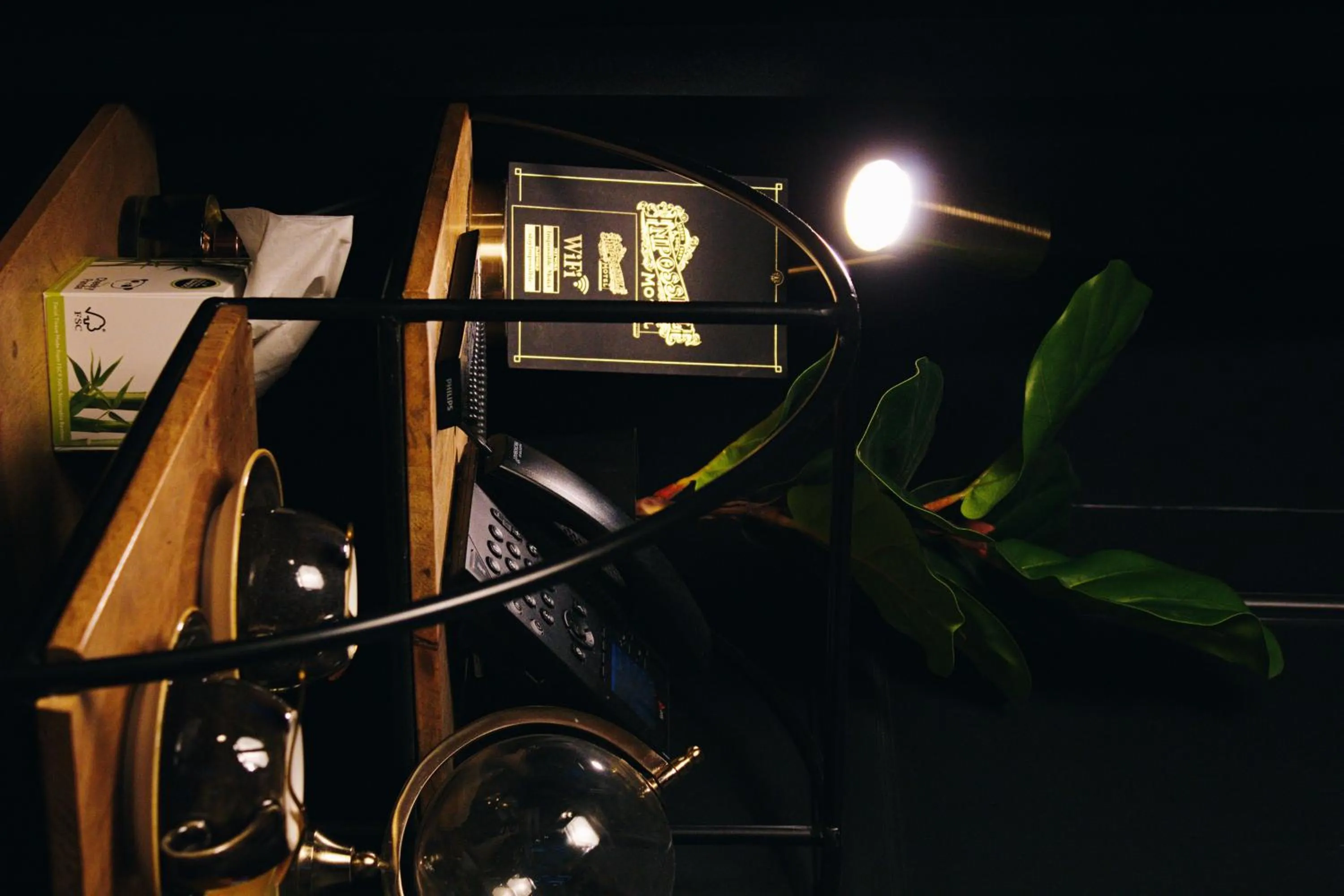 Decorative detail in Impossible Motel