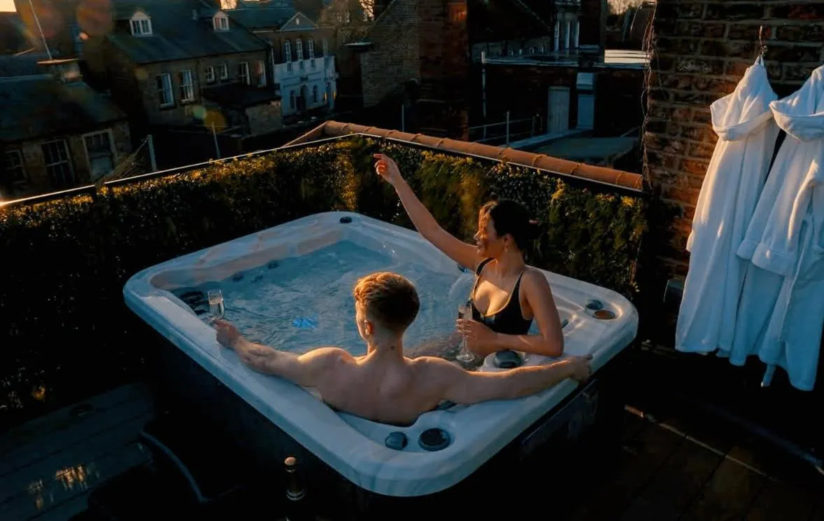 Hot Tub in Impossible Motel