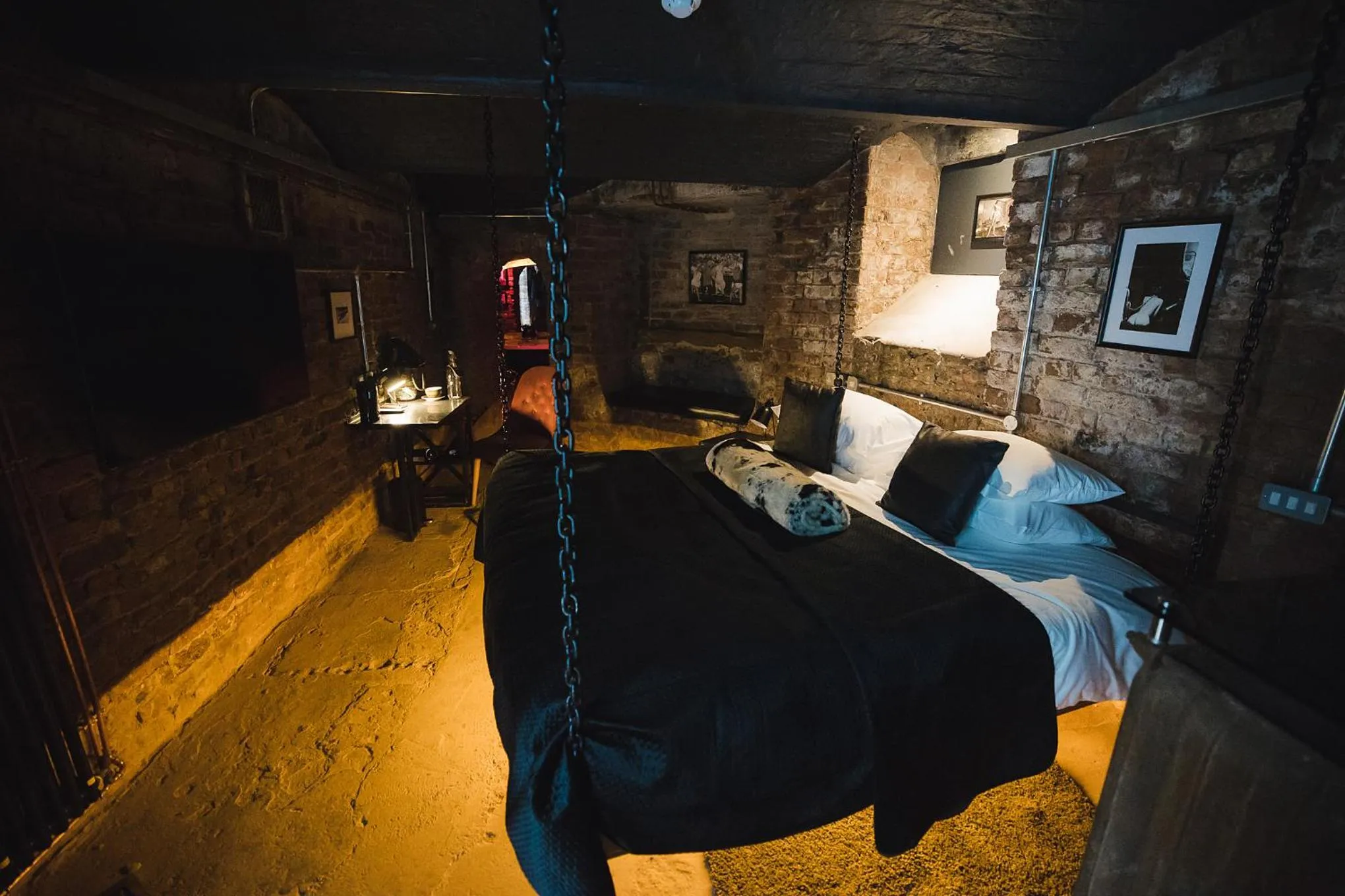 Bed in Impossible Motel