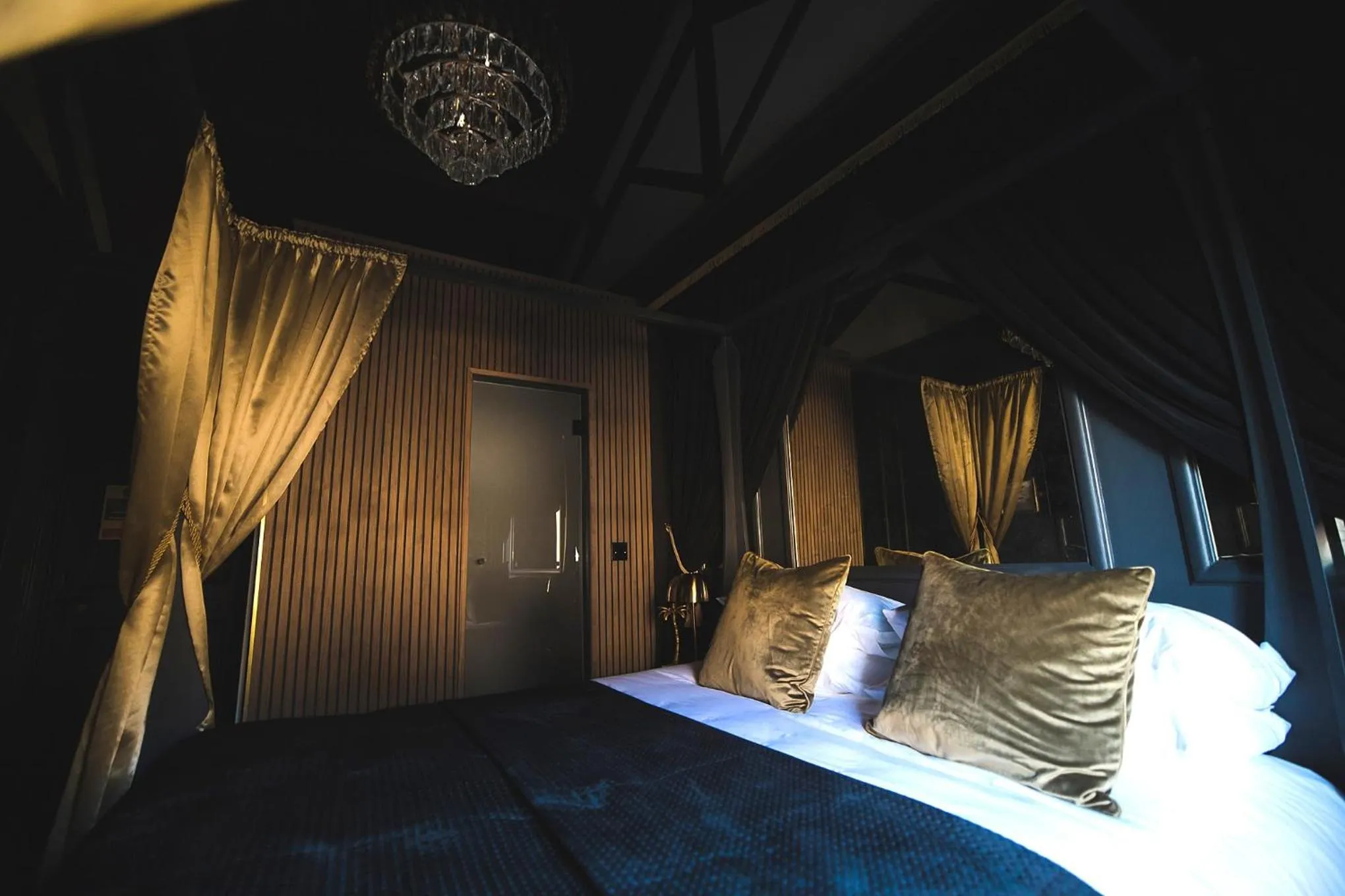 Bed in Impossible Motel