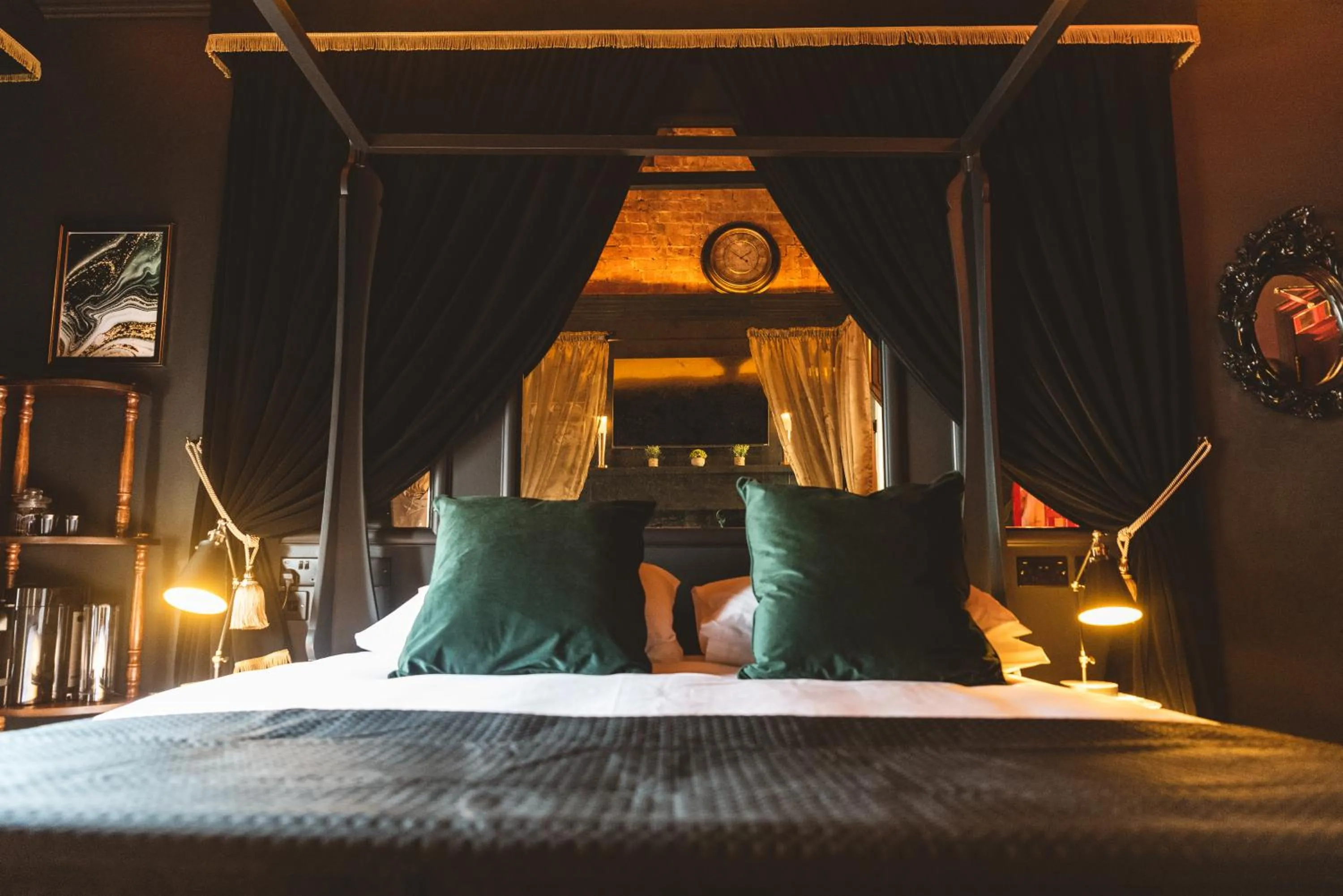 Bed in Impossible Motel