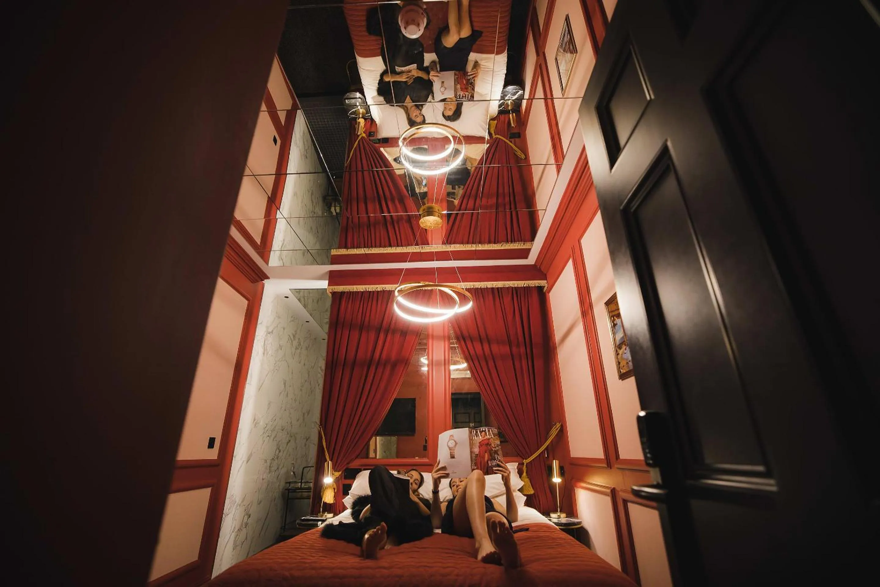 Bed in Impossible Motel