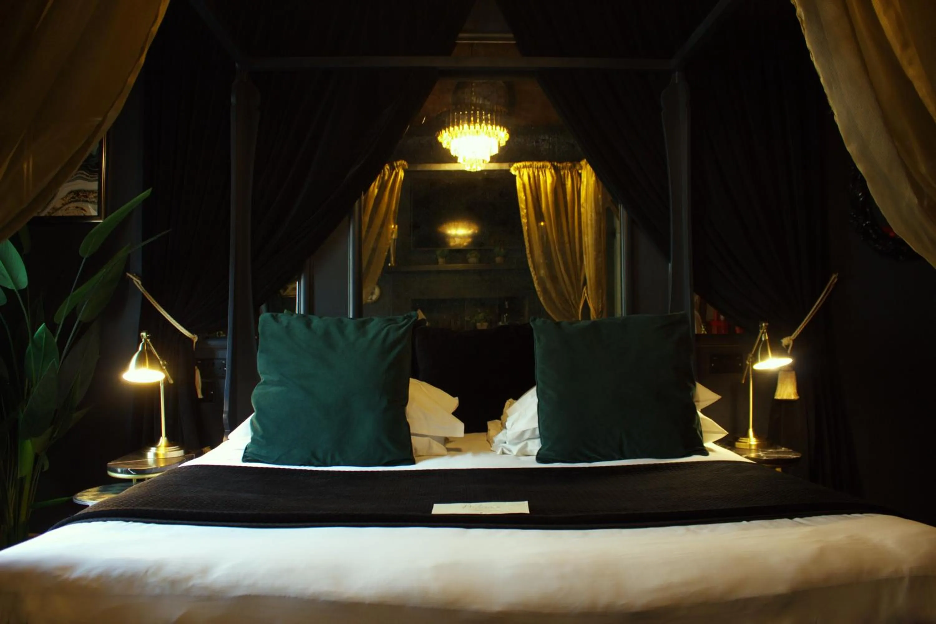 Bed in Impossible Motel