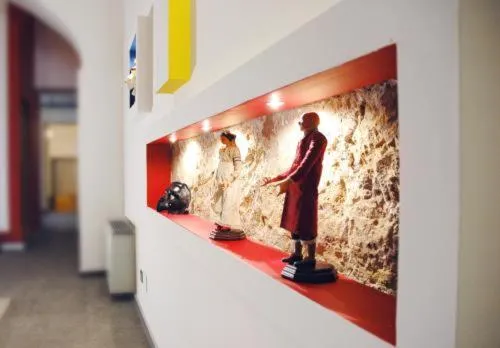 Decorative detail in Caravaggio Hotel