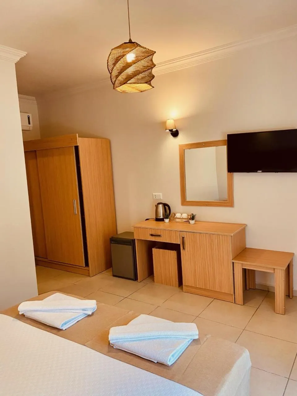 Bed in Kalia Beach Hotel Side Ex Kale Motel