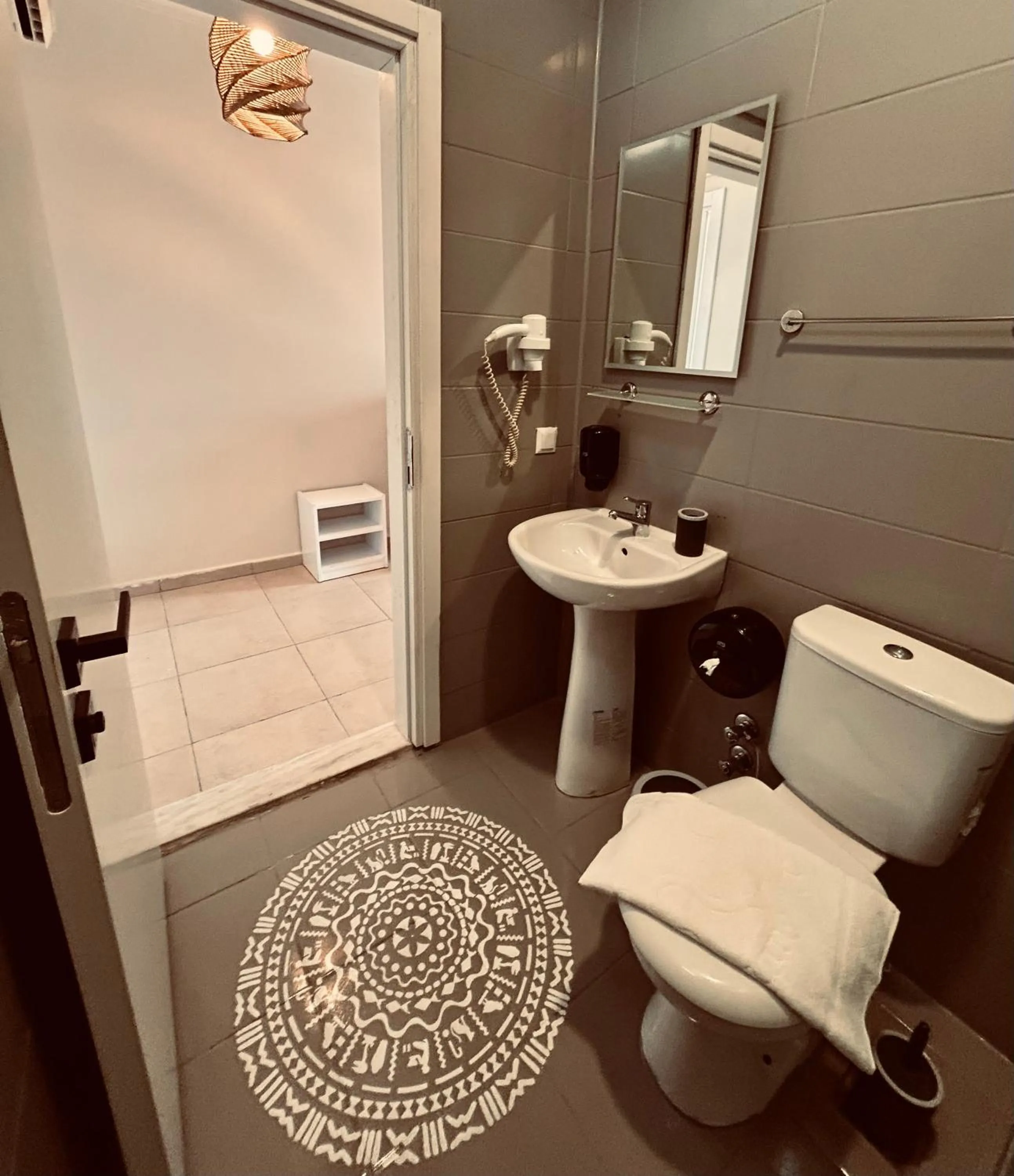 Toilet in Kalia Beach Hotel Side Ex Kale Motel