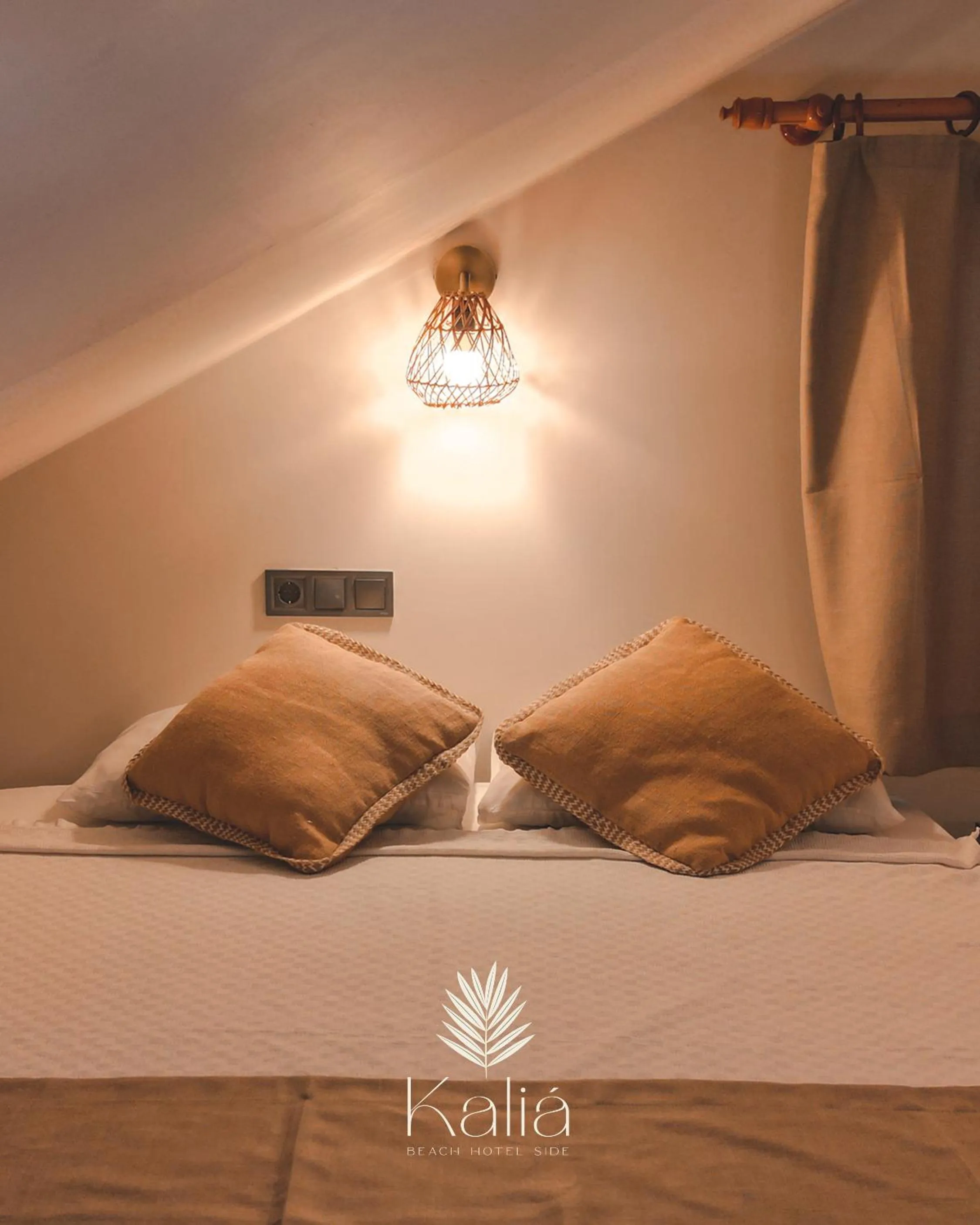 Bed in Kalia Beach Hotel Side Ex Kale Motel