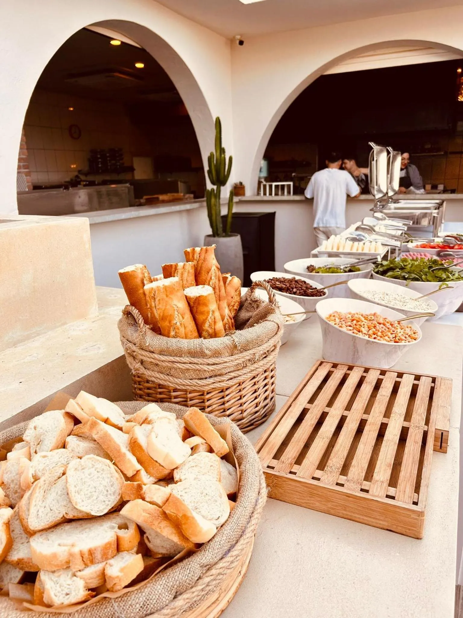 Breakfast in Kalia Beach Hotel Side Ex Kale Motel