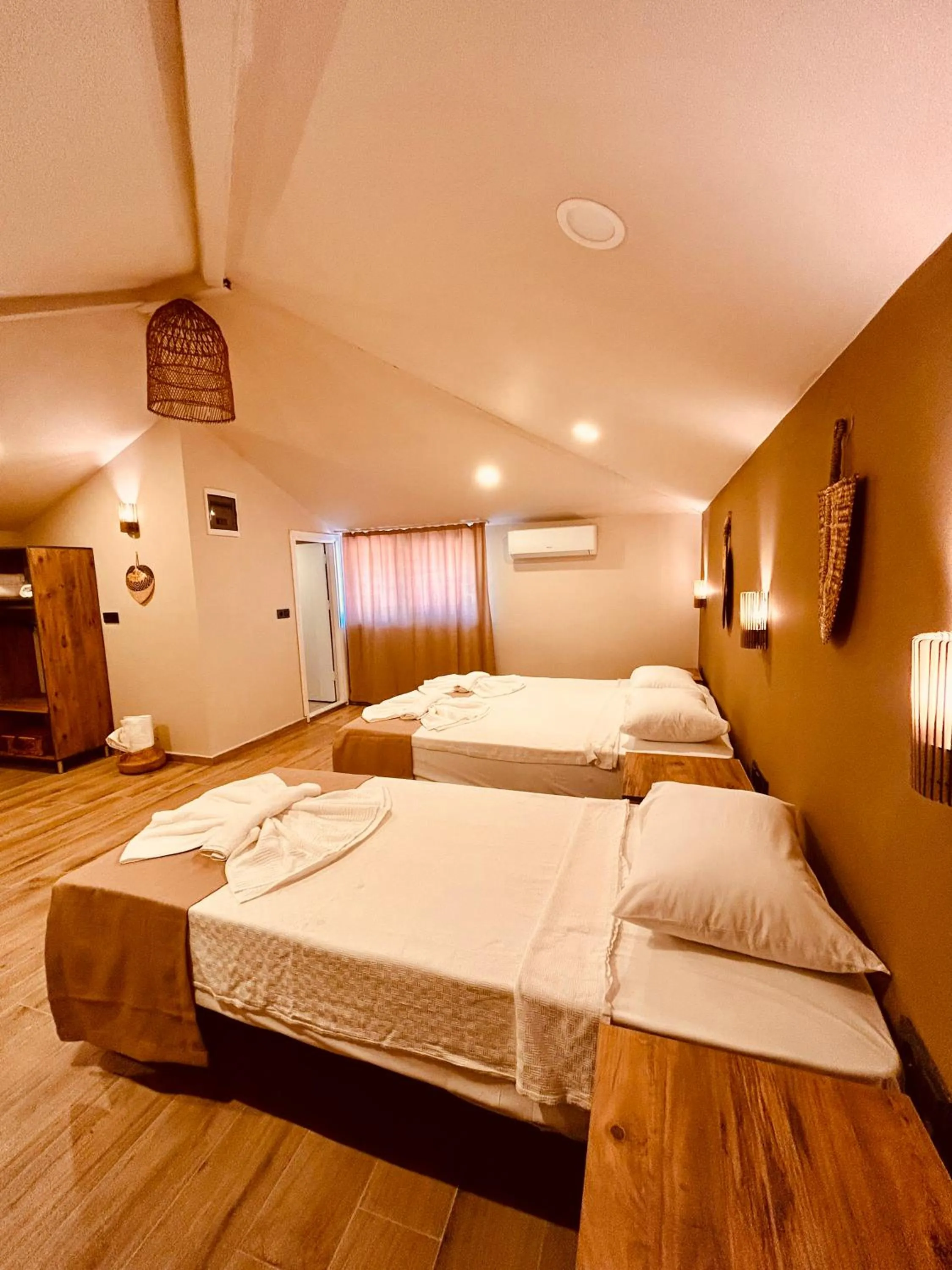 Bed in Kalia Beach Hotel Side Ex Kale Motel