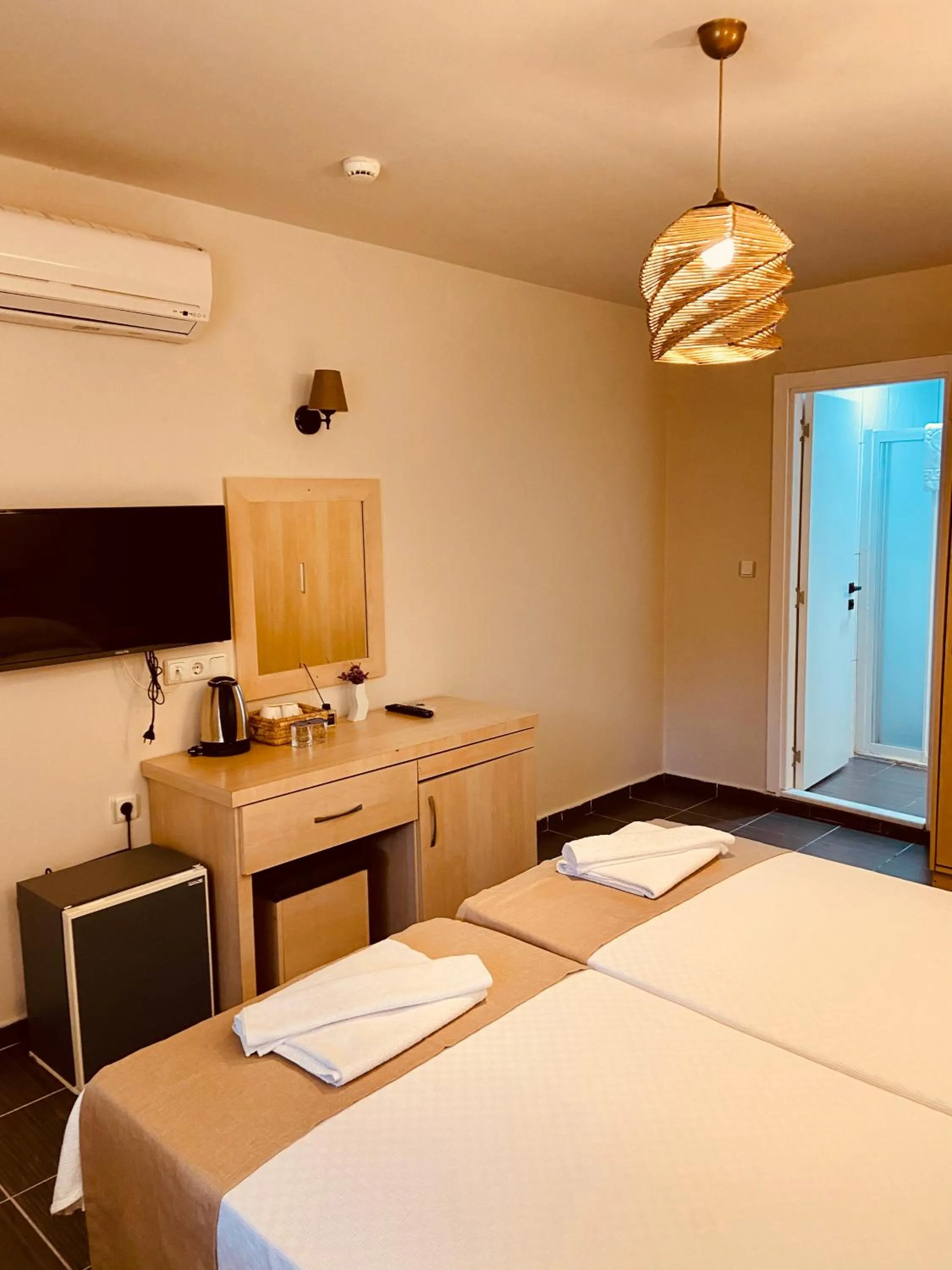 Bed in Kalia Beach Hotel Side Ex Kale Motel