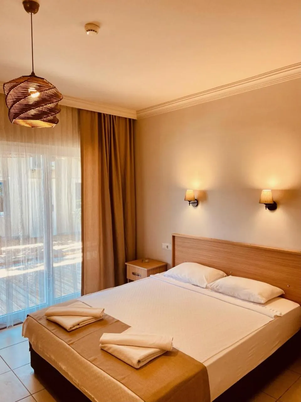 Bed in Kalia Beach Hotel Side Ex Kale Motel