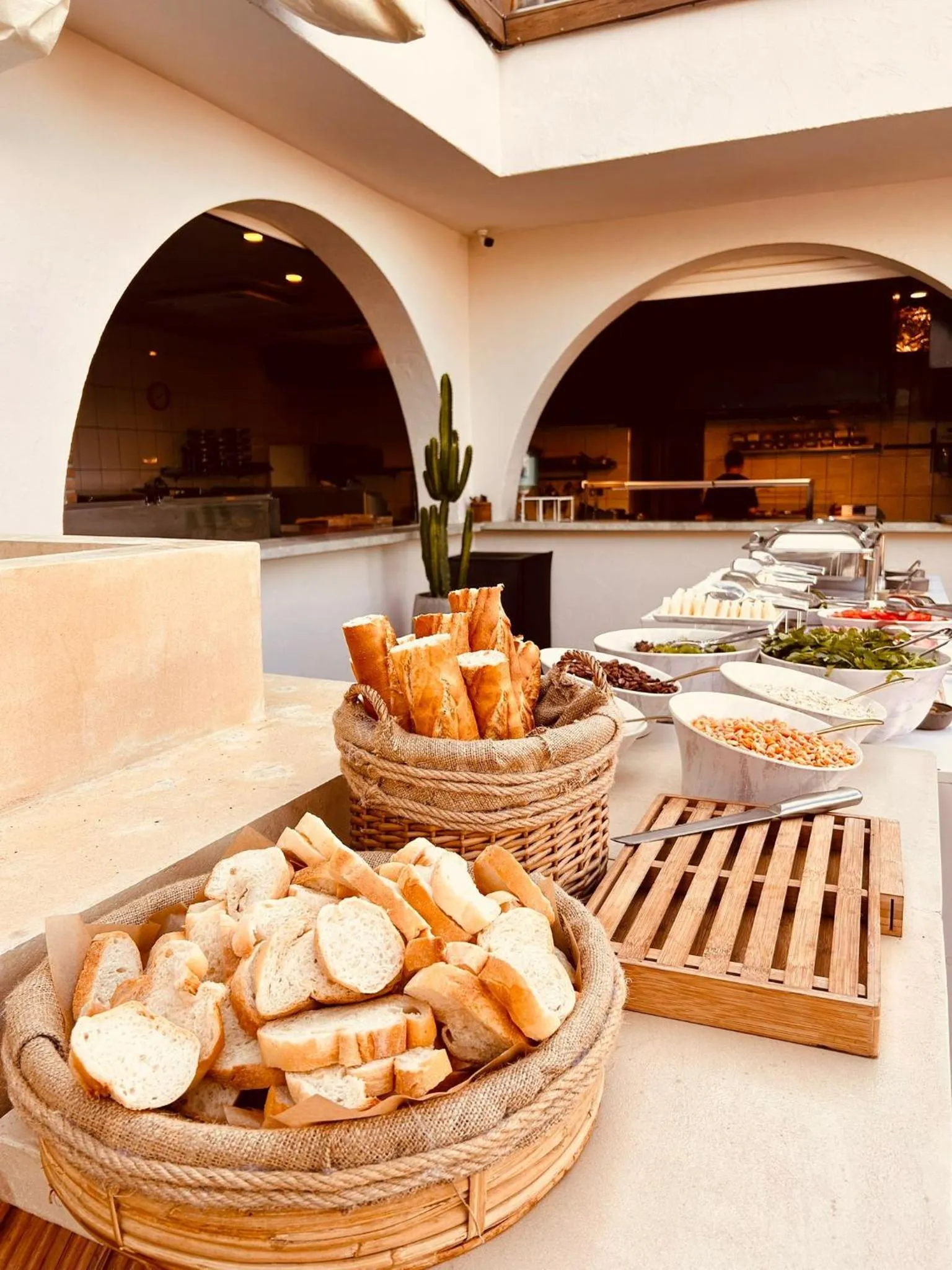 Breakfast in Kalia Beach Hotel Side Ex Kale Motel