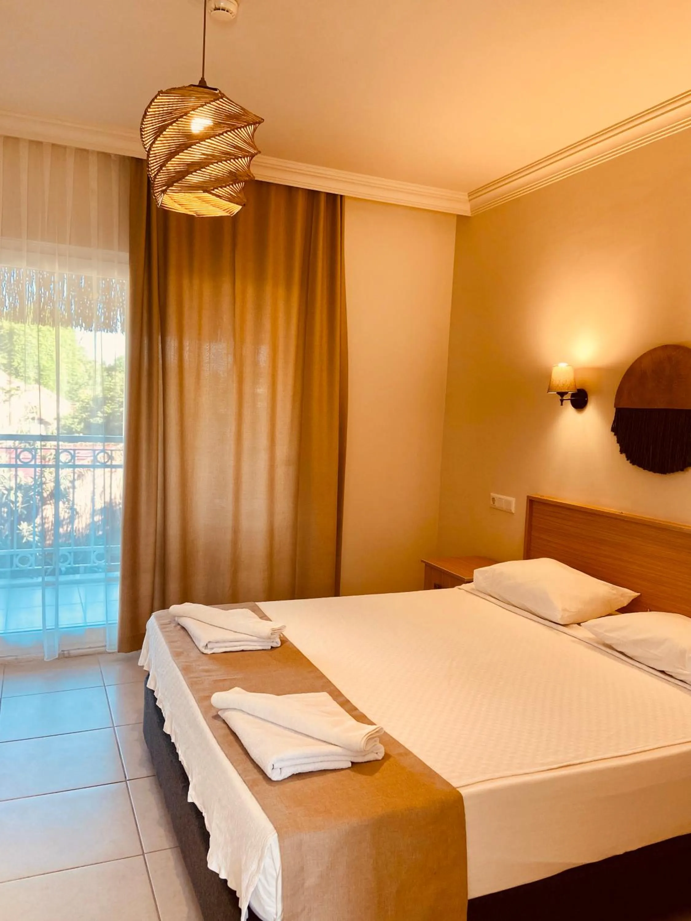 Bed in Kalia Beach Hotel Side Ex Kale Motel