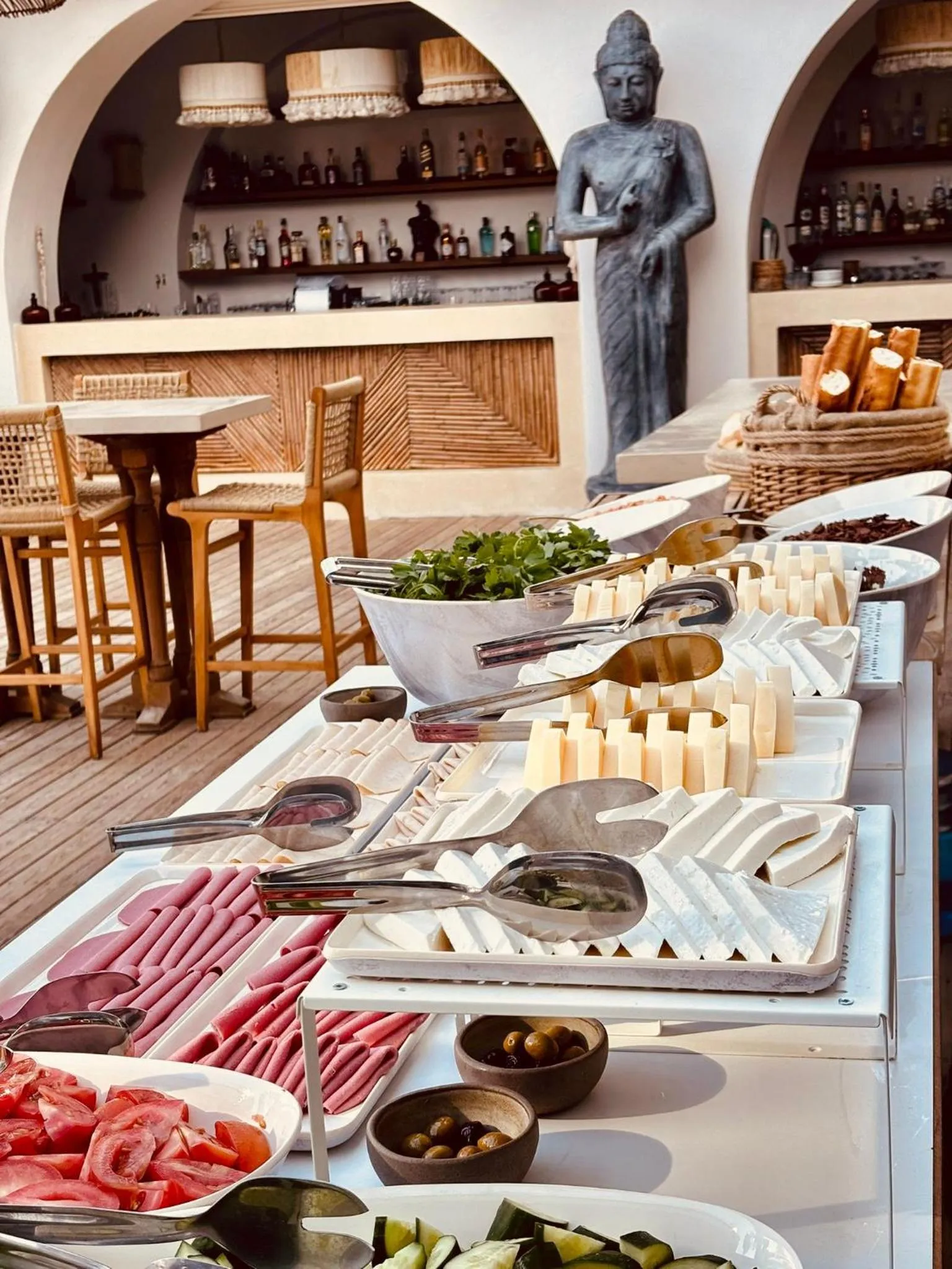 Breakfast in Kalia Beach Hotel Side Ex Kale Motel