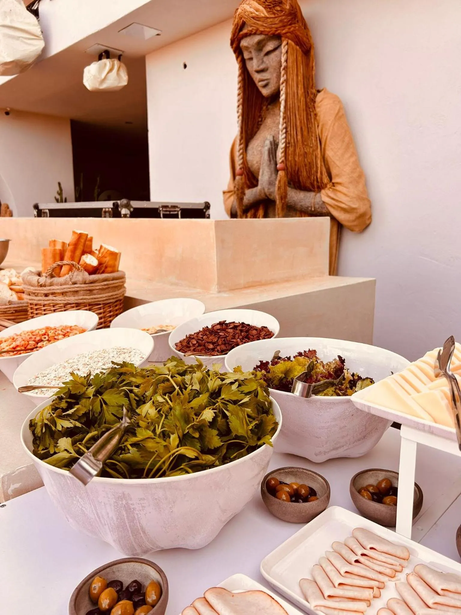 Breakfast in Kalia Beach Hotel Side Ex Kale Motel