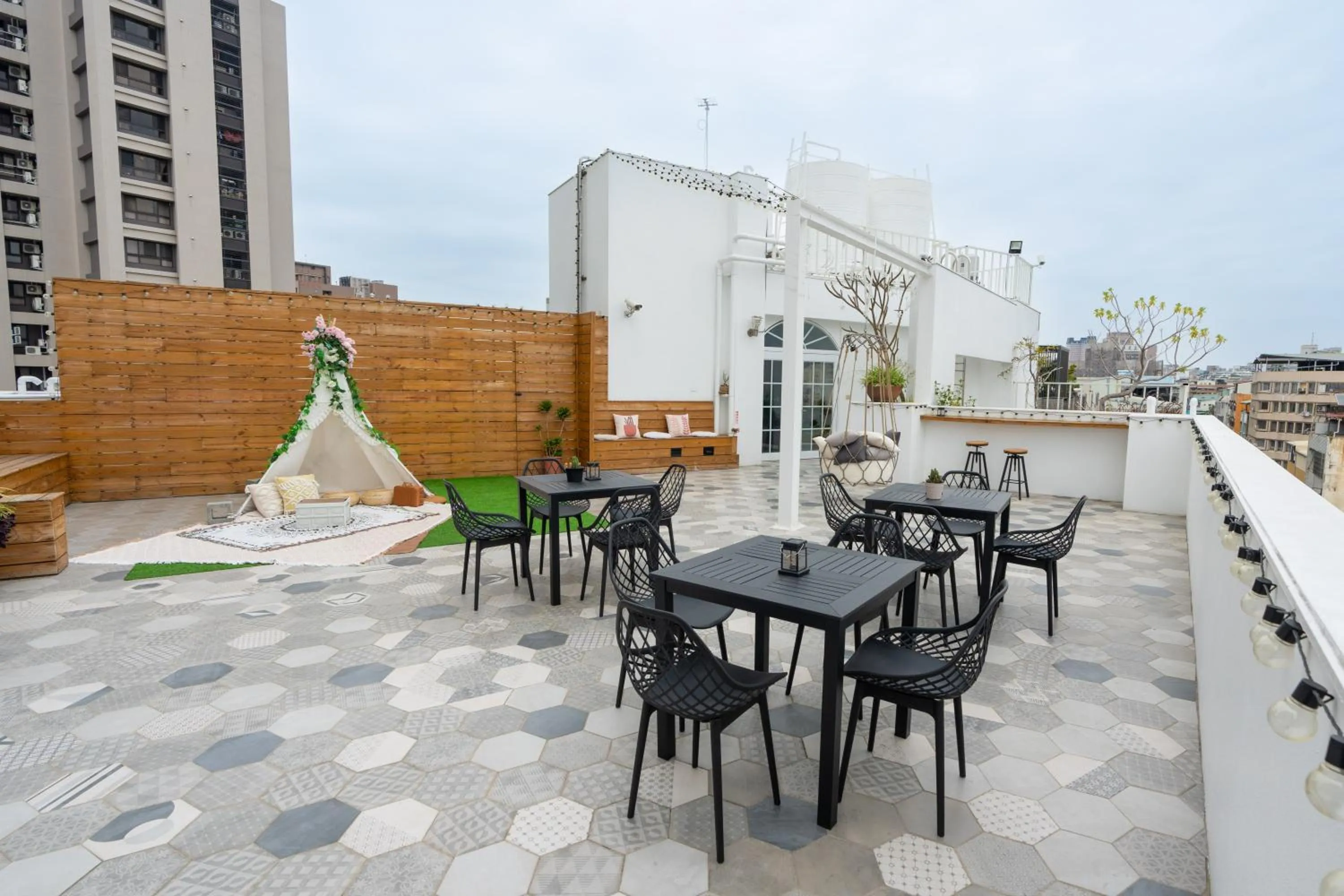 Patio in The Way Inn