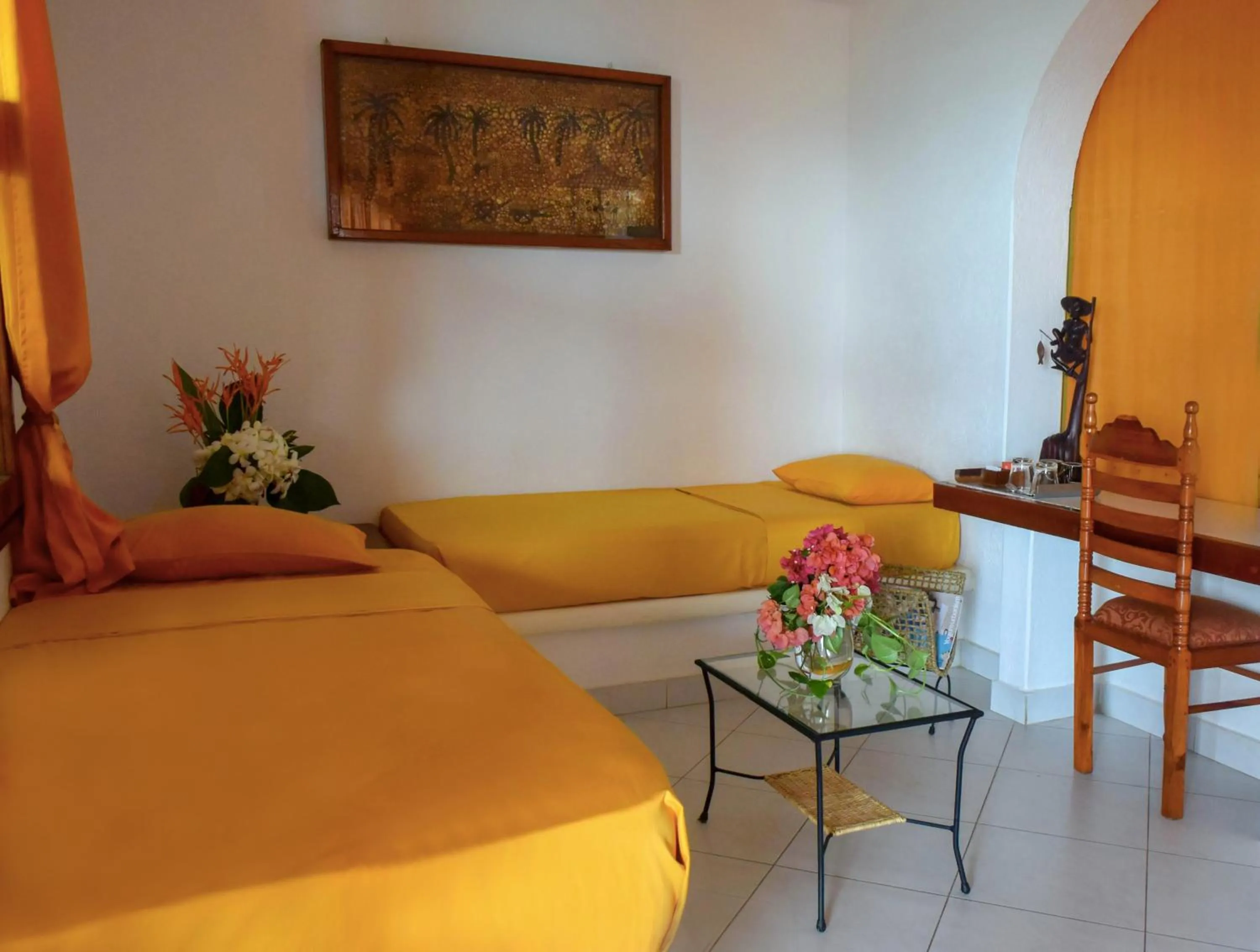 Bedroom in Eva Lanka Hotel - Beach & Wellness