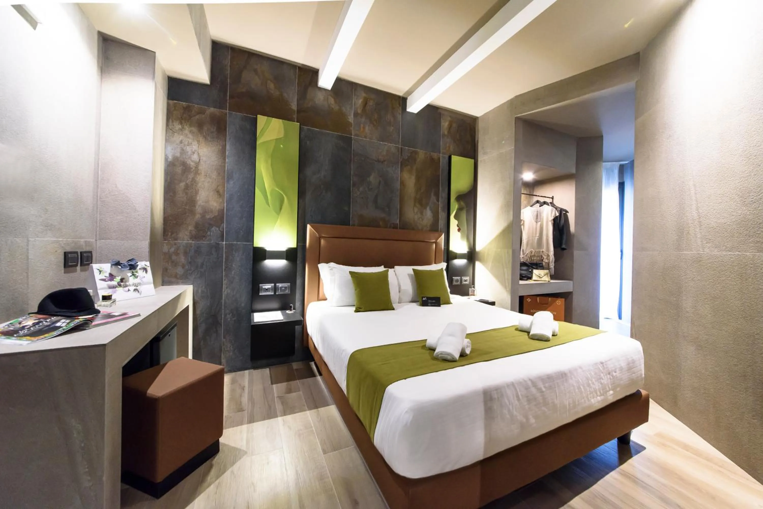 Bedroom, Bed in Just Hotel Milano