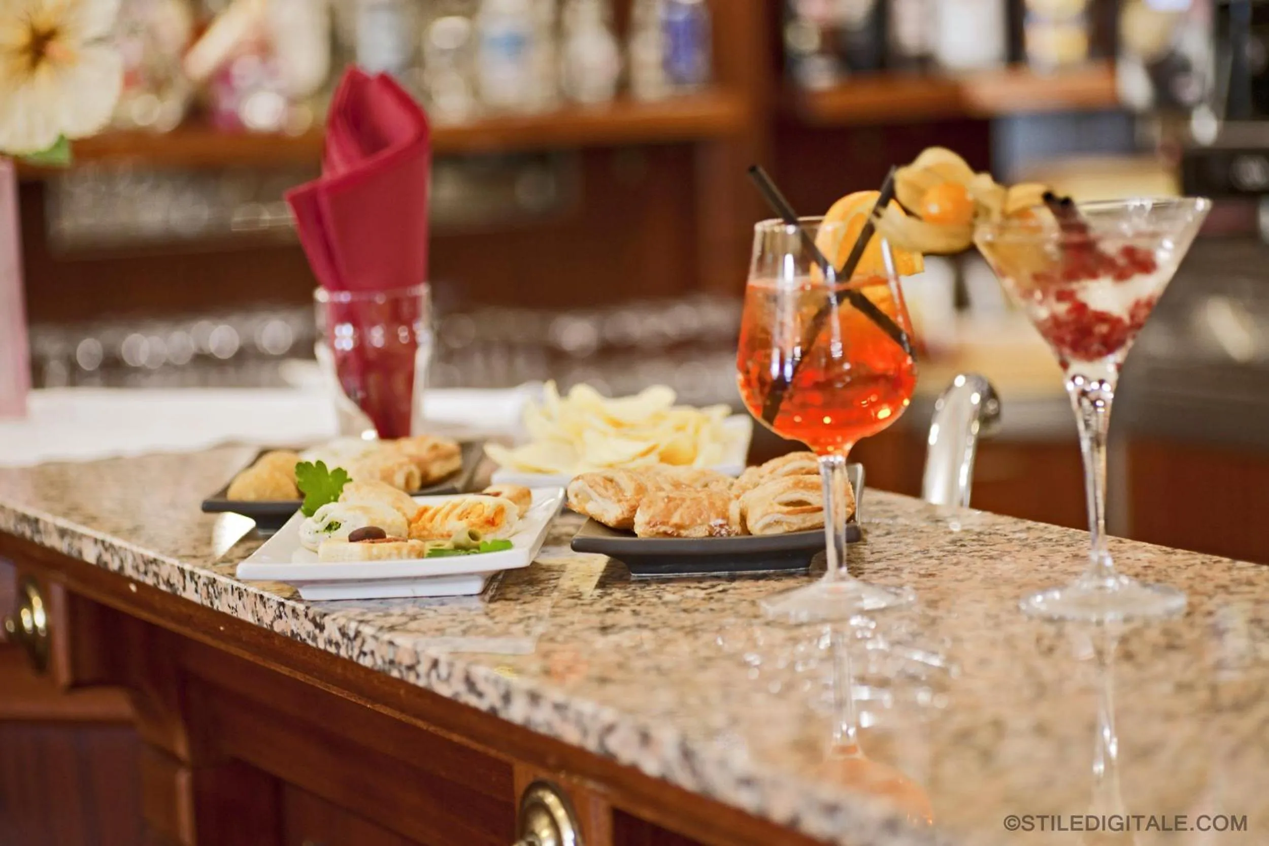 Lounge or bar in Grand Hotel & des Anglais Spa