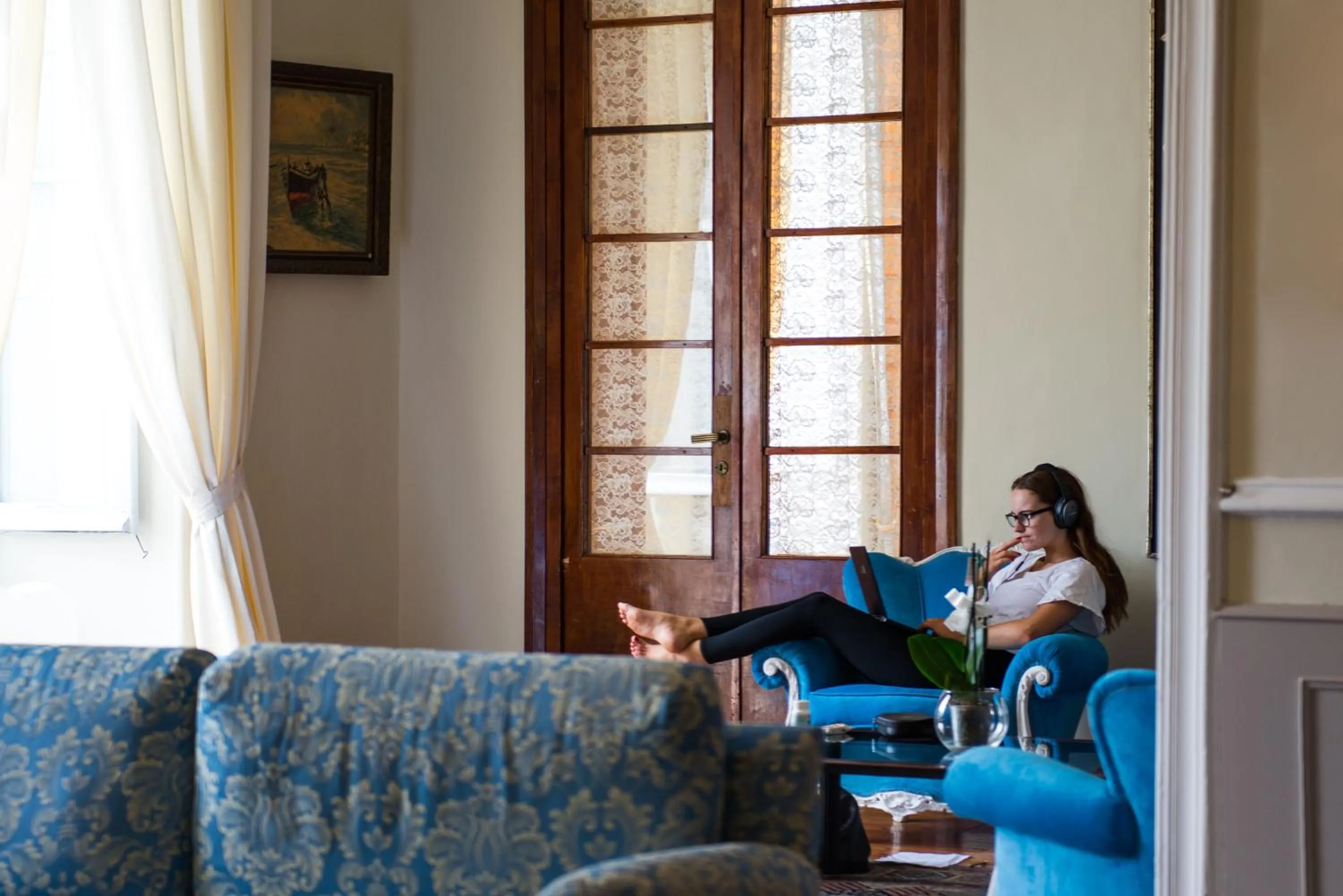 Lobby or reception in Grand Hotel & des Anglais Spa